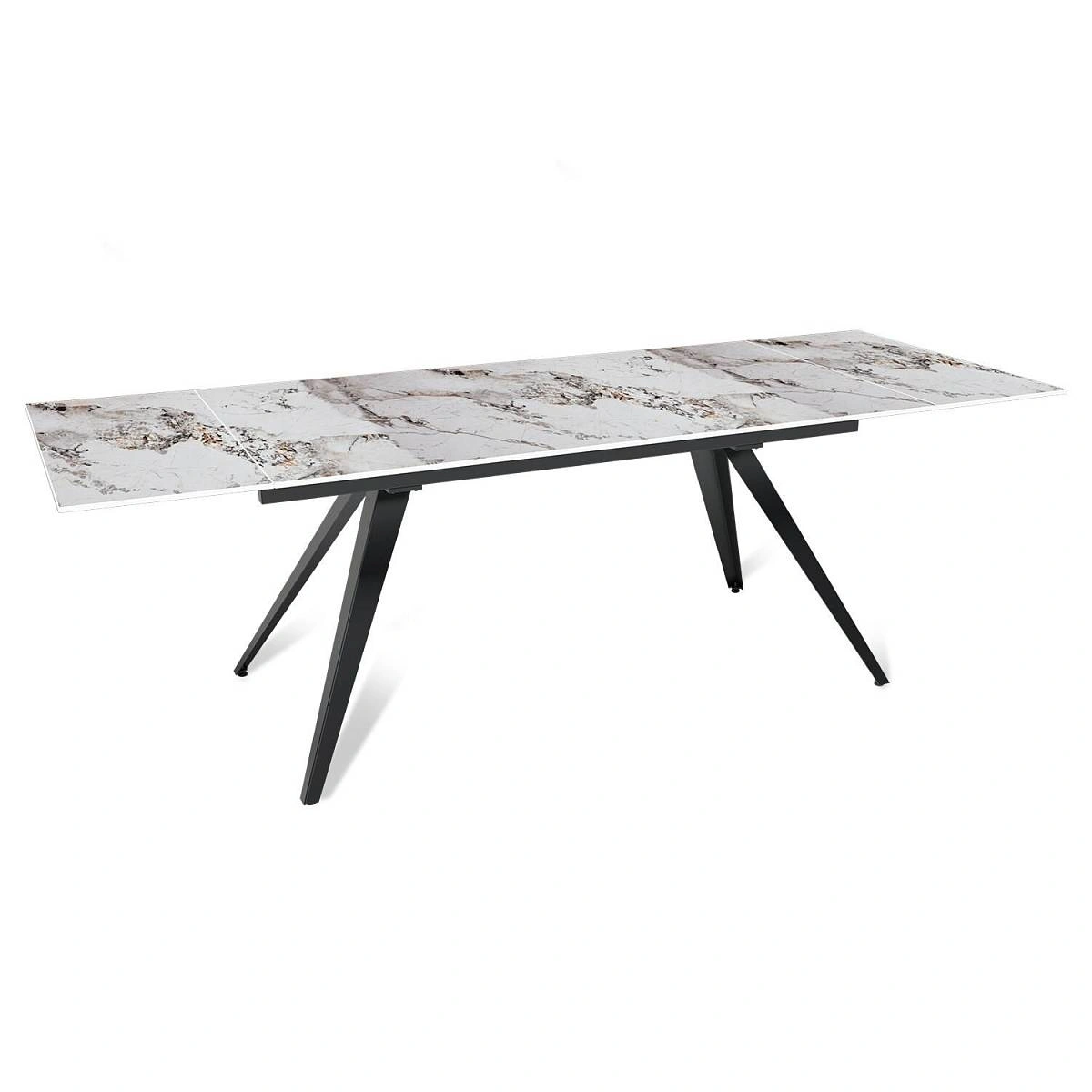 Стол раскладной Asti (160+40+40), керамика глянцевая Top Pandora изображение Стол раскладной Asti (160+40+40), керамика глянцевая Top Pandora фото