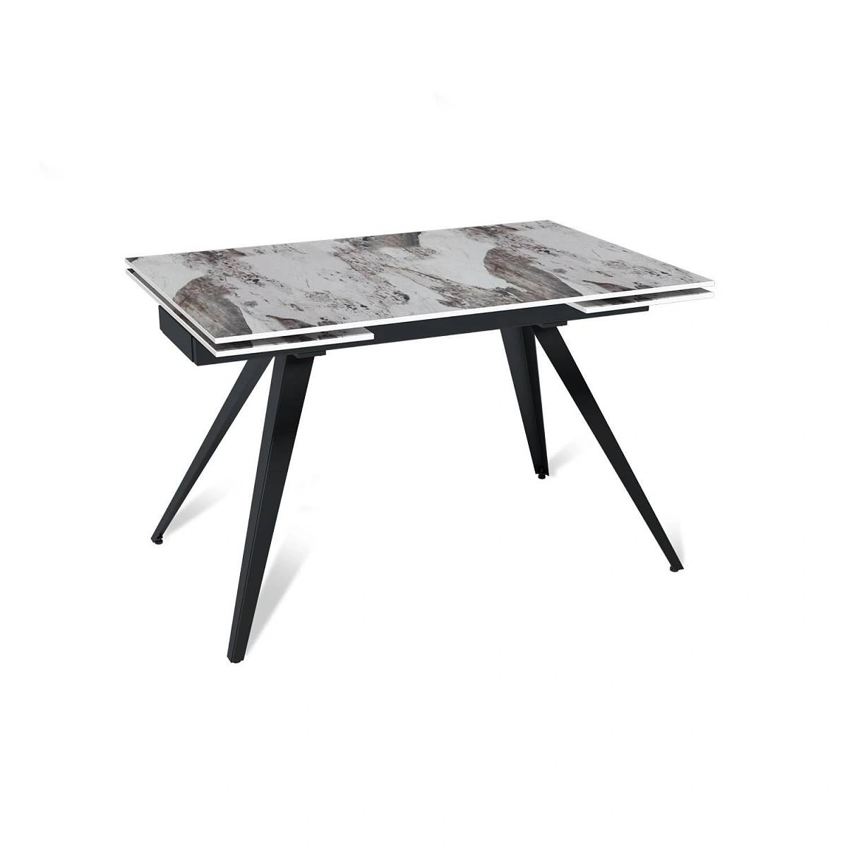 Стол раскладной Asti (120+30+30), керамика глянцевая Pandora изображение Стол раскладной Asti (120+30+30), керамика глянцевая Pandora фото