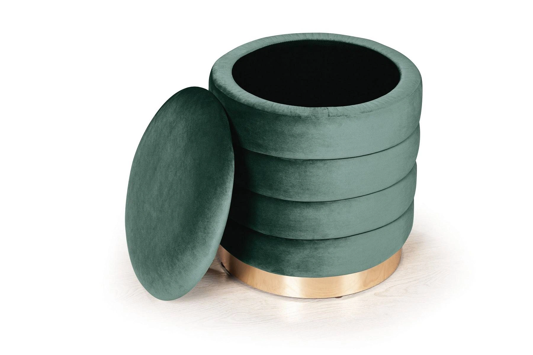 Пуф Fred small, бархат зеленый 19 изображение Пуф Fred small, бархат зеленый 19 фото