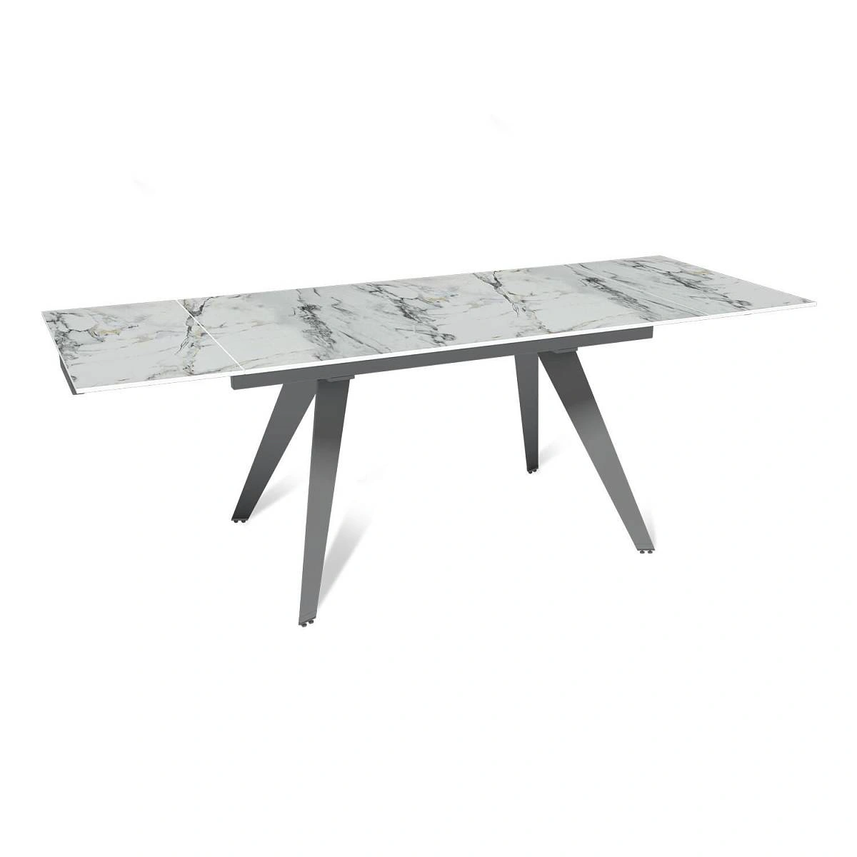 Стол раскладной Rhein (140+40+40), керамика глянцевая Ice Jade изображение Стол раскладной Rhein (140+40+40), керамика глянцевая Ice Jade фото