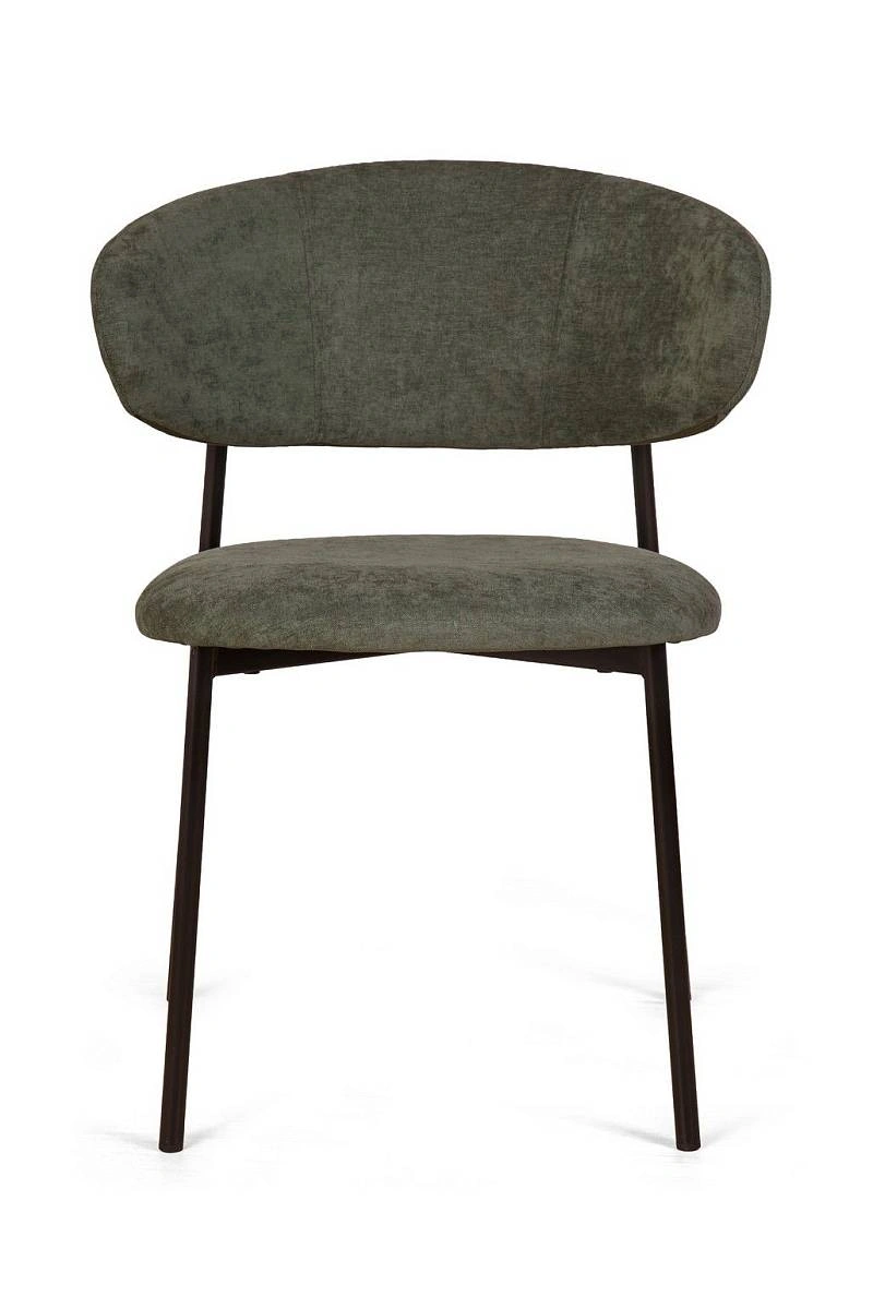 Стул Adele, комплект (2 шт), шенилл Puffy green фото