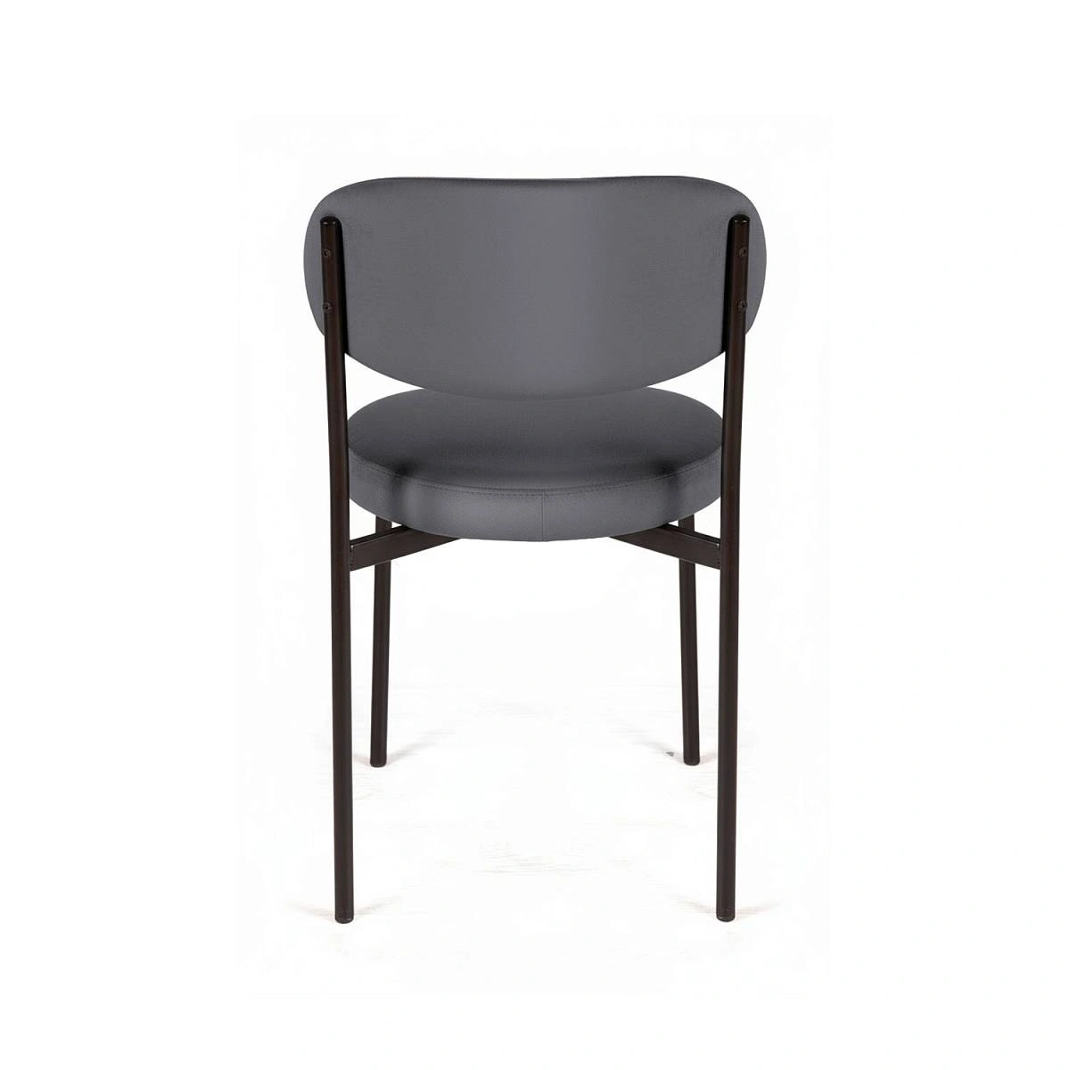 Стул Mason, комплект (2 шт), бархат серый 27 / опоры черные фото