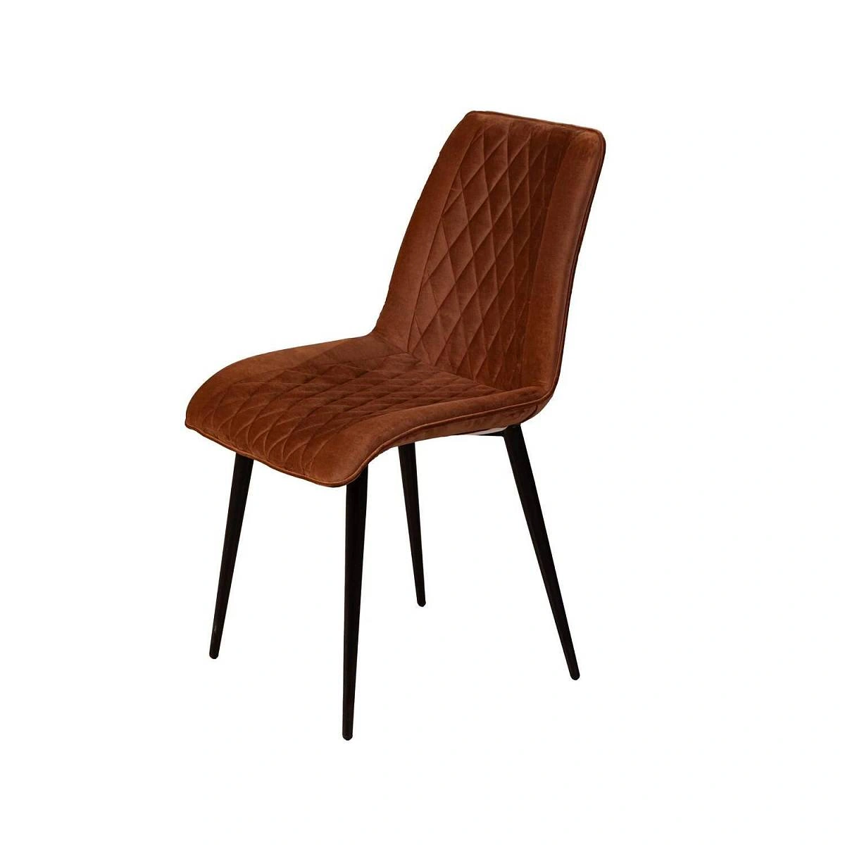 Стул Paul, комплект (4 шт), бархат коричневый 11 изображение Стул Paul, комплект (4 шт), бархат коричневый 11 фото