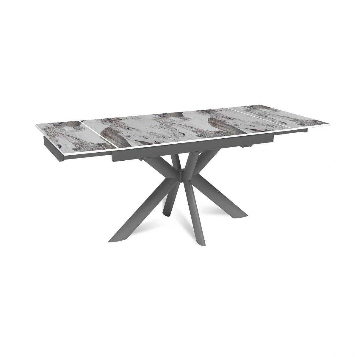 Стол раскладной Strong (120+30+30), керамика глянцевая Pandora изображение Стол раскладной Strong (120+30+30), керамика глянцевая Pandora фото