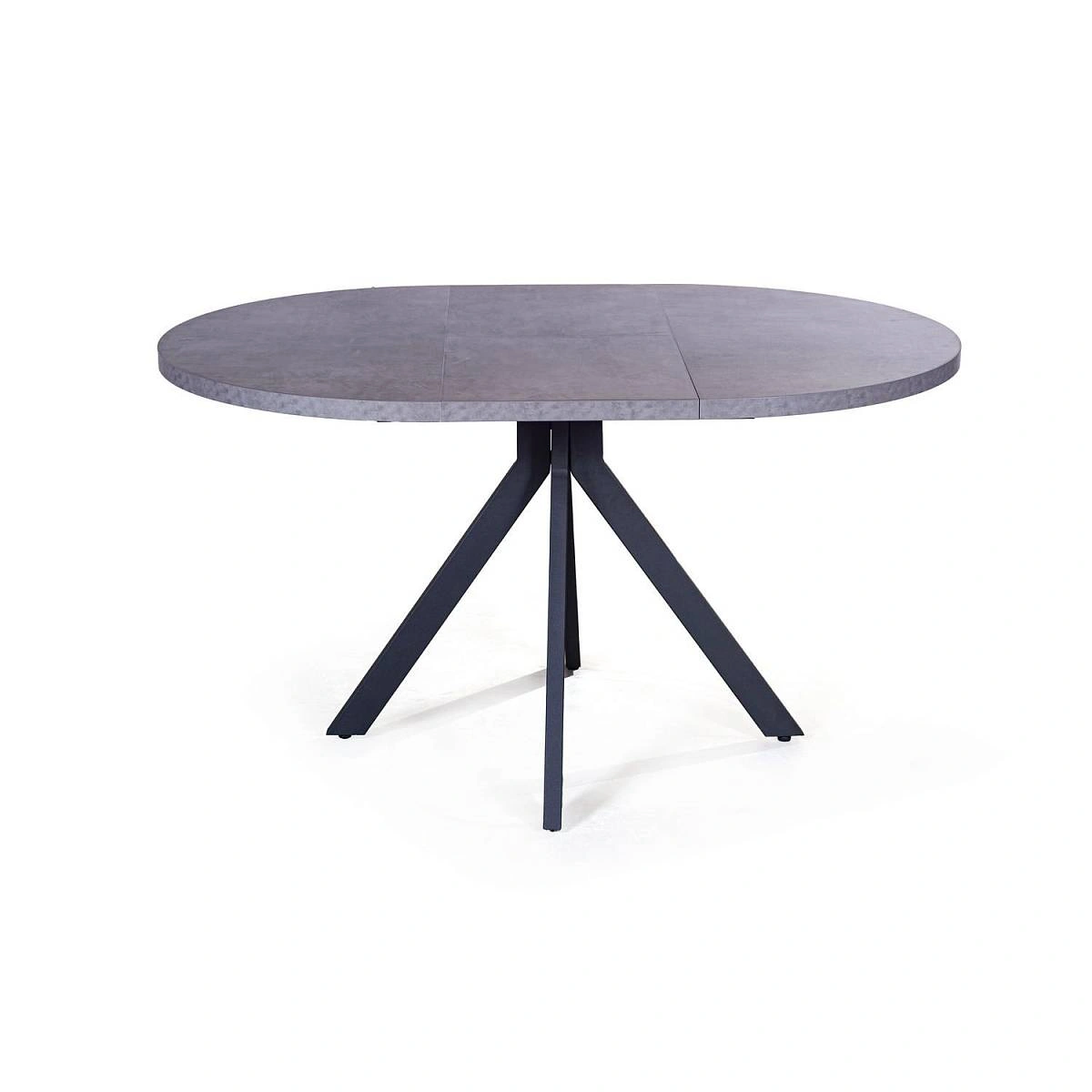 Стол круглый Corfu раздвижной  (100+40) камень темный изображение Стол круглый Corfu раздвижной  (100+40) камень темный фото