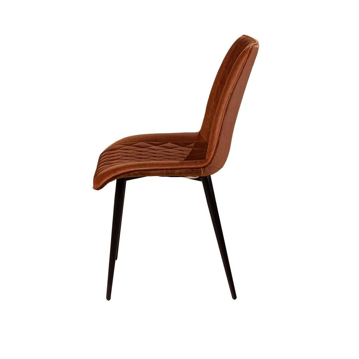 Стул Paul, комплект (4 шт), бархат коричневый 11 изображение Стул Paul, комплект (4 шт), бархат коричневый 11 фото