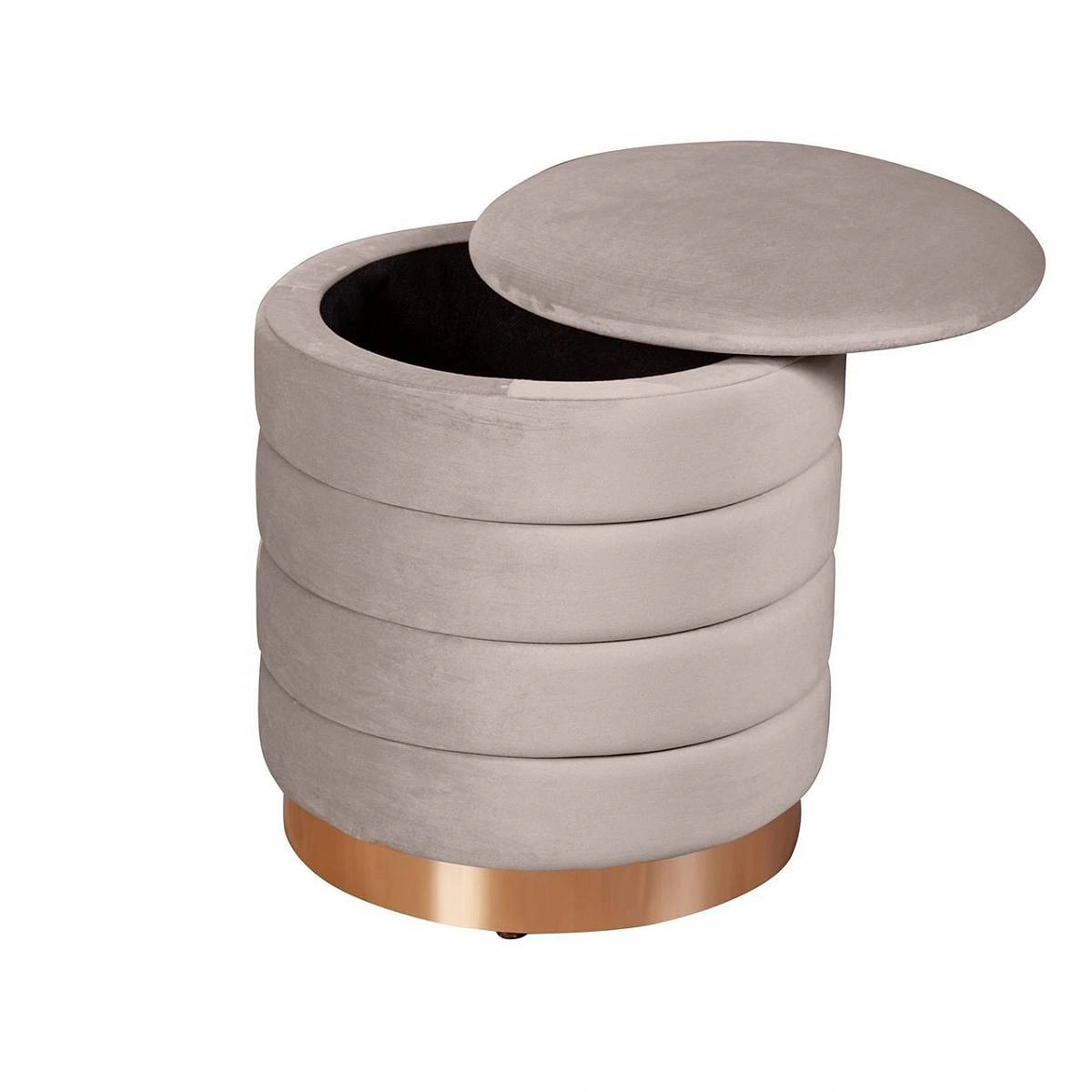 Пуф Fred, бархат пепельно-бежевый 25 изображение Пуф Fred, бархат пепельно-бежевый 25 фото