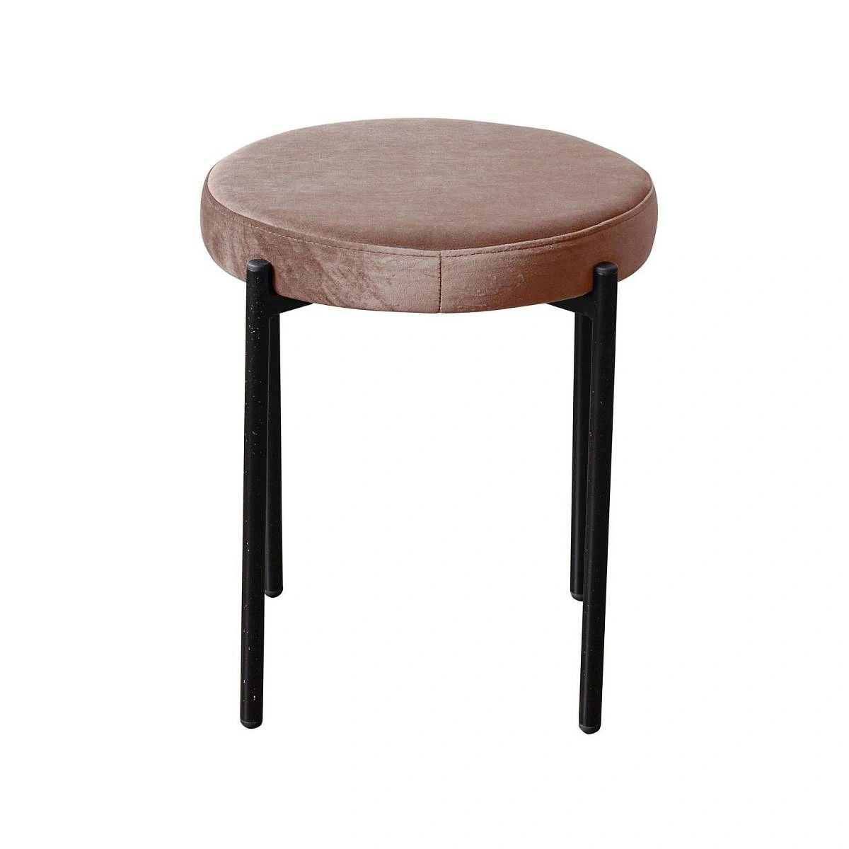 Табурет мягкий Mason, бархат бежевый 5 изображение Табурет мягкий Mason, бархат бежевый 5 фото