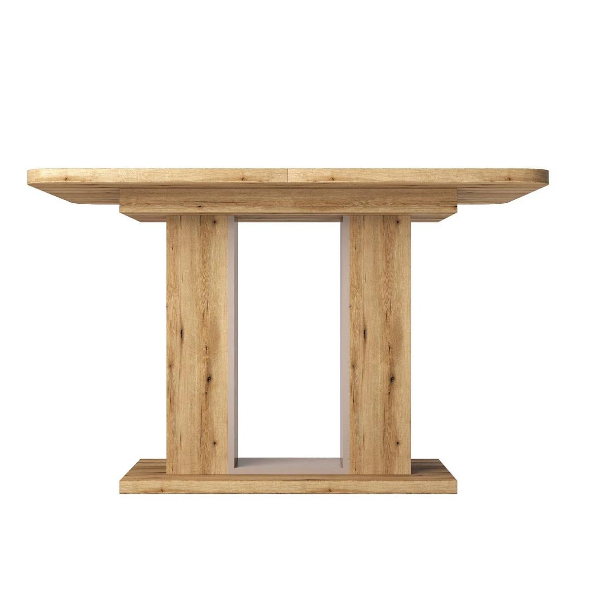 Стол обеденный Toscana (120+40) дуб эвок прибрежный/глиняный серый изображение Стол обеденный Toscana (120+40) дуб эвок прибрежный/глиняный серый фото