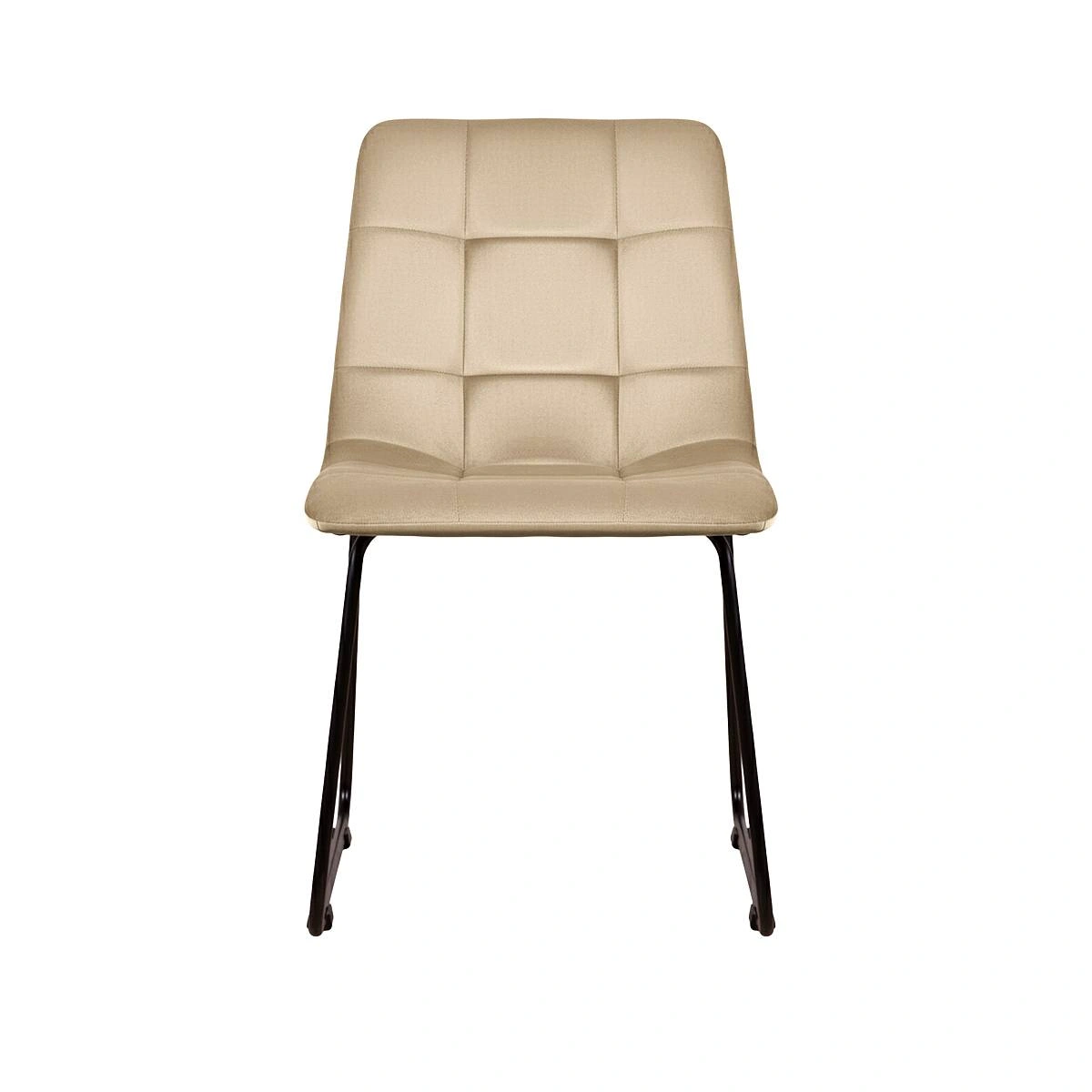 Стул Duo, бархат бежевый 5 фото