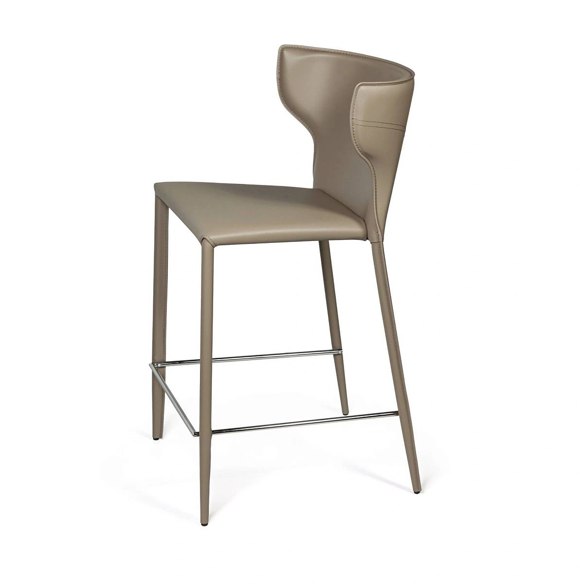Стул полубарный Austin, кожа нуга изображение Стул полубарный Austin, кожа нуга фото