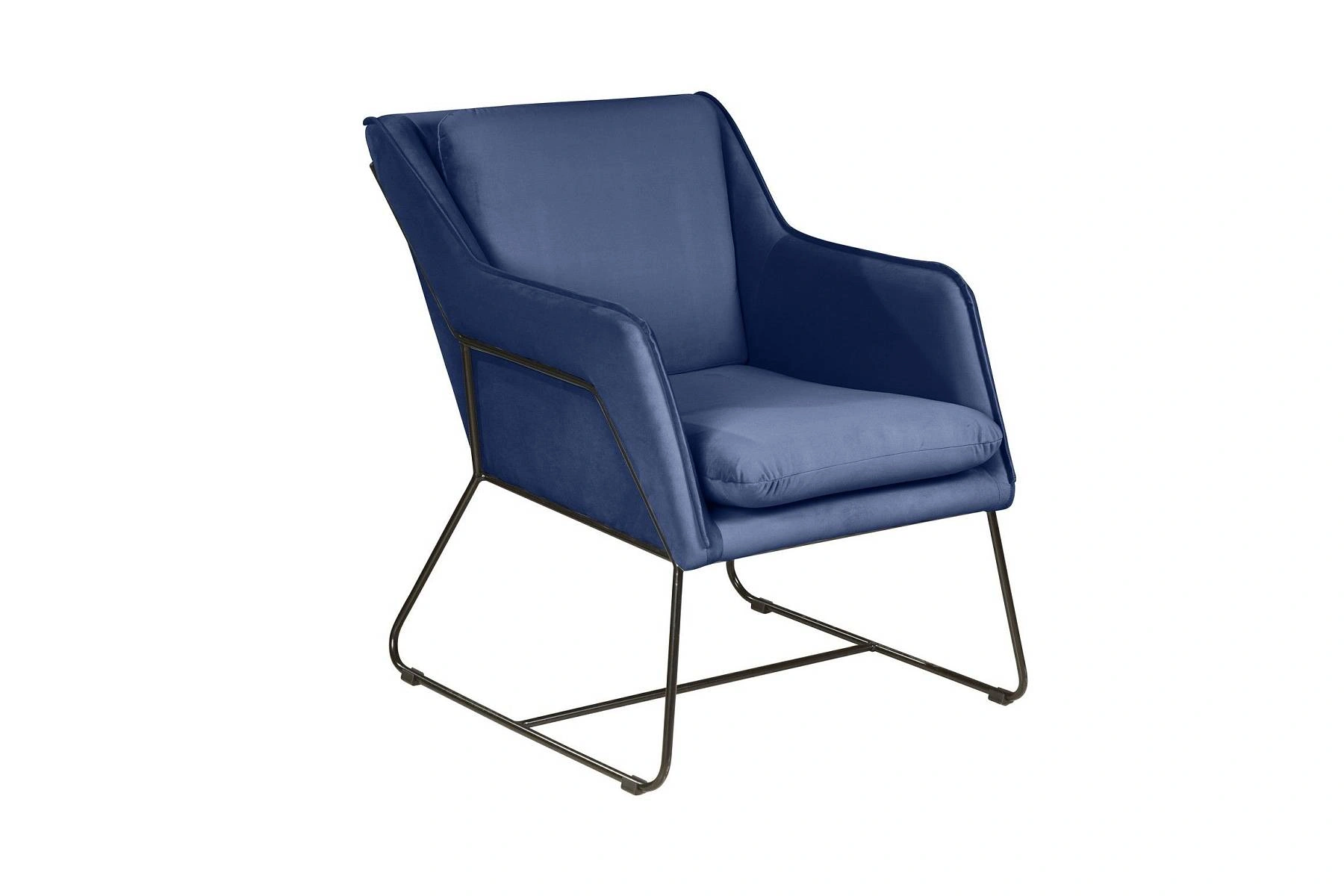 Кресло Alex, бархат синий 29 изображение Кресло Alex, бархат синий 29 фото