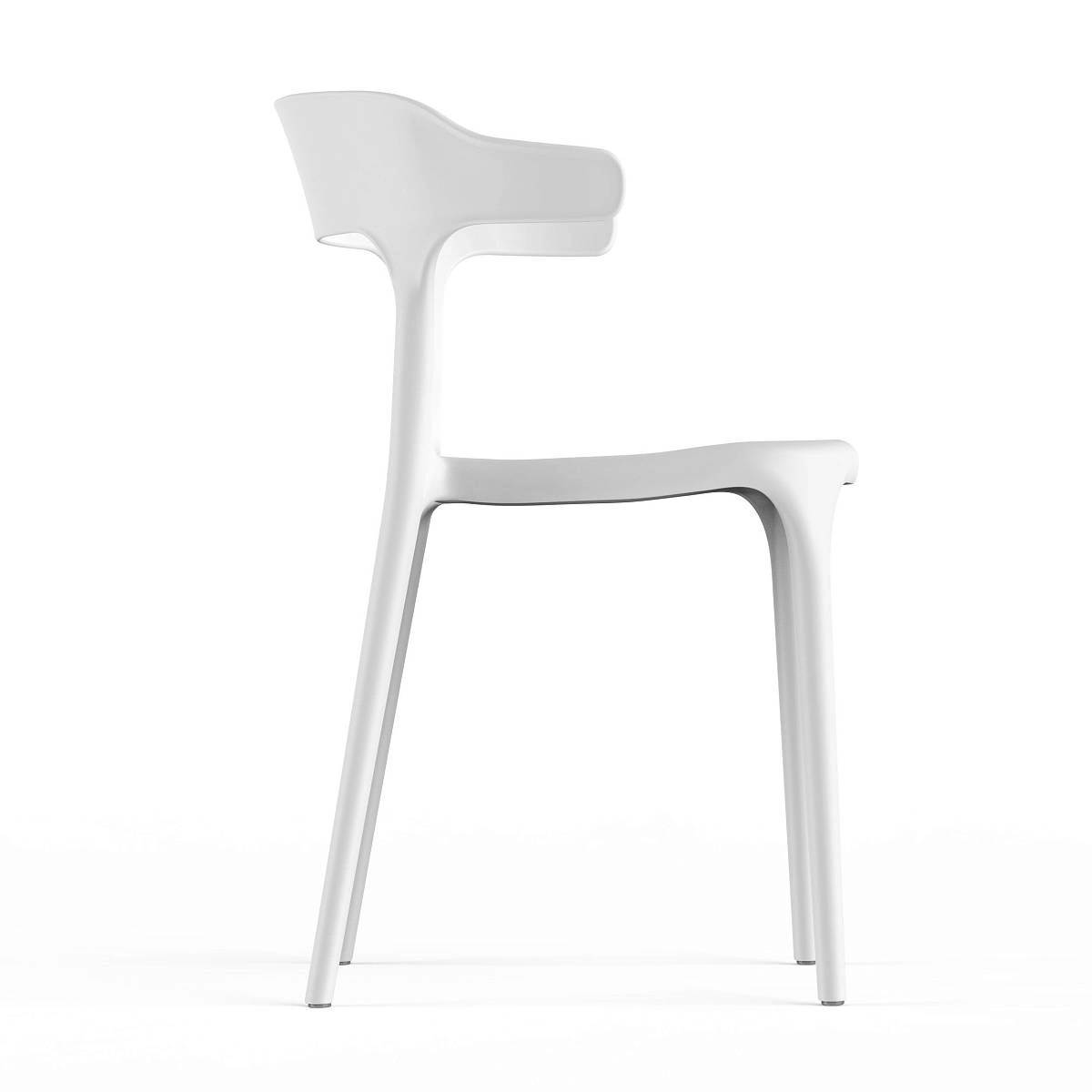 Стул Leo (RUS), комплект (4 шт), пластик светло-серый изображение Стул Leo (RUS), комплект (4 шт), пластик светло-серый фото