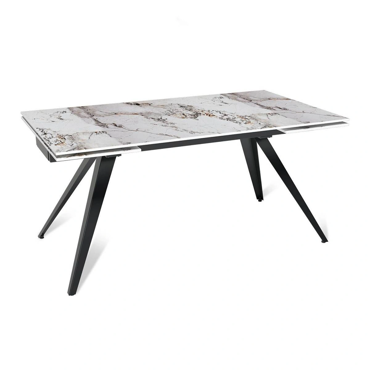 Стол раскладной Asti (160+40+40), керамика глянцевая Top Pandora изображение Стол раскладной Asti (160+40+40), керамика глянцевая Top Pandora фото