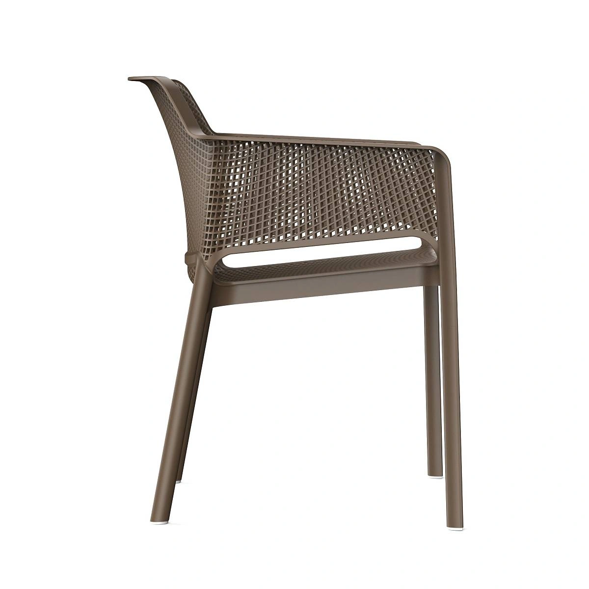 Стул Node с подлокотниками, (комплект 4 шт), пластик капучино изображение Стул Node с подлокотниками, (комплект 4 шт), пластик капучино фото