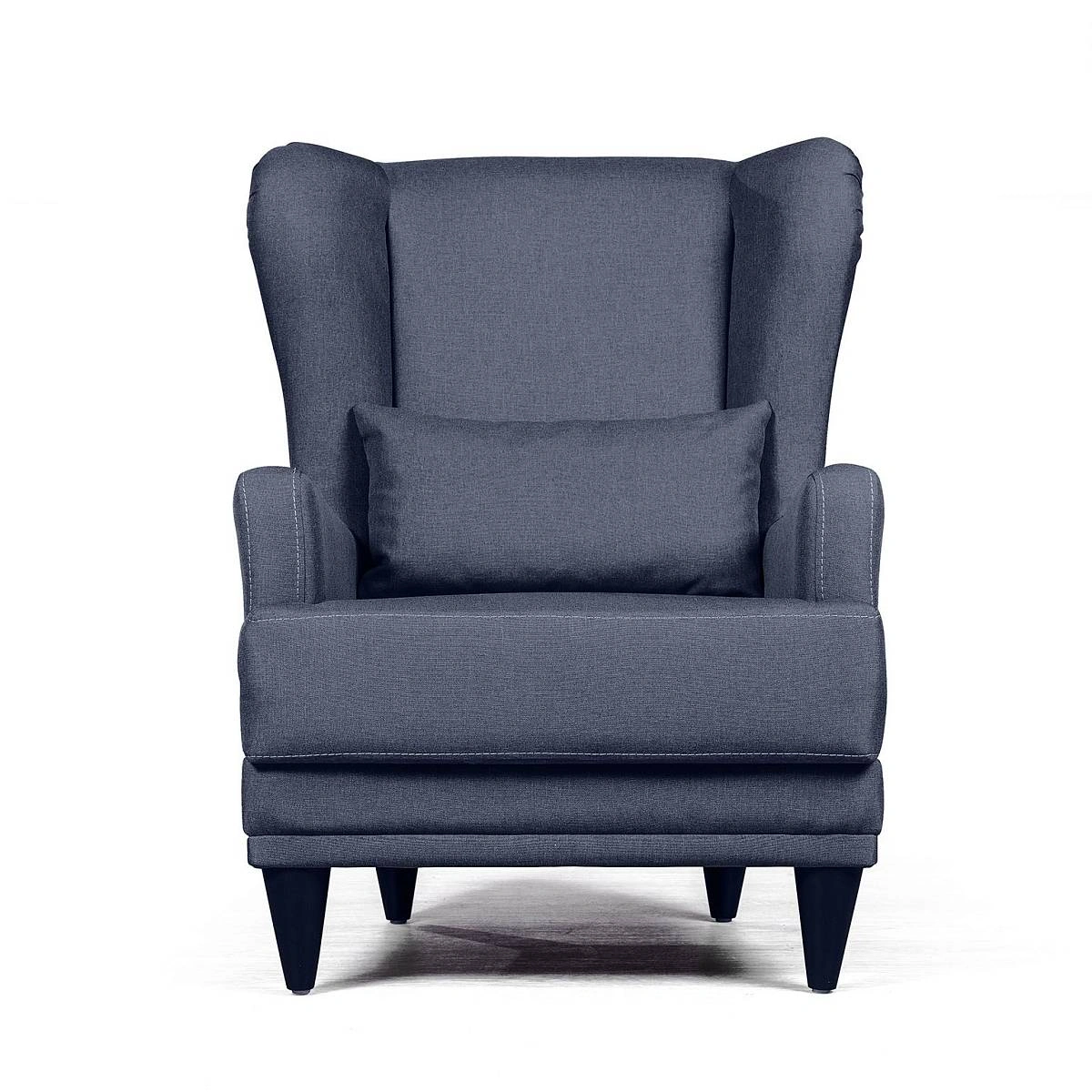 Кресло Juliet рогожка синий изображение Кресло Juliet рогожка синий фото