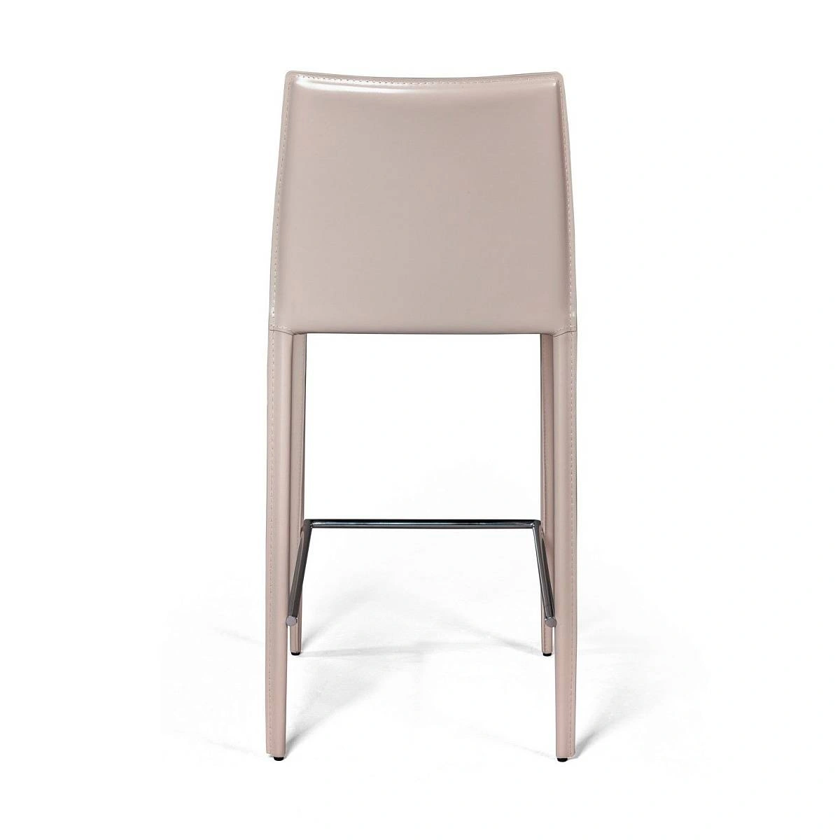 Стул полубарный Рольф, кожа капучино фото