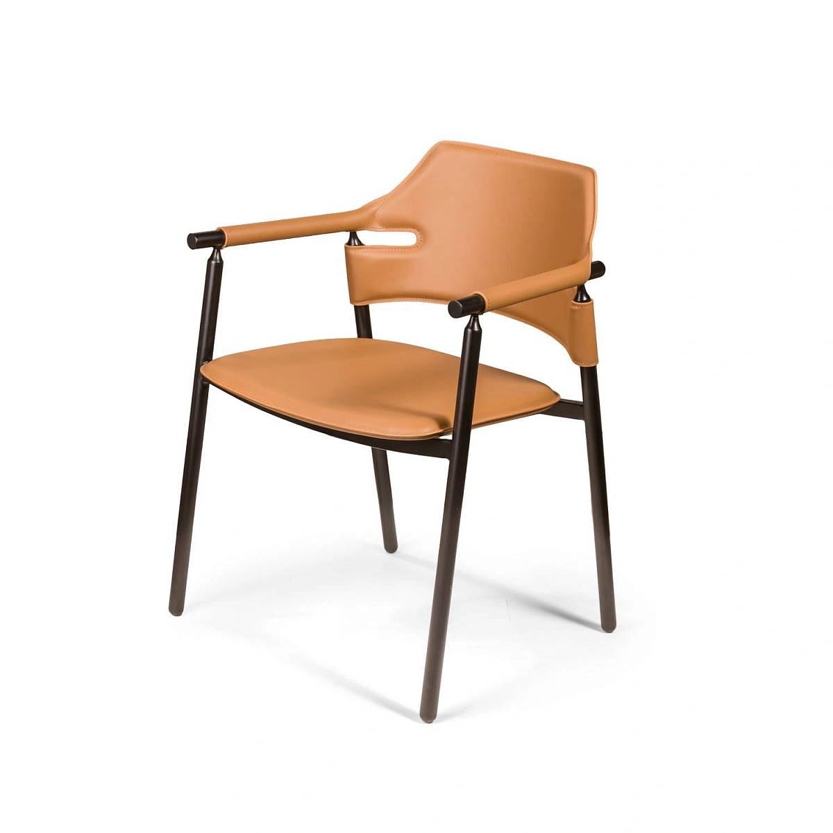 Стул с подлокотниками Suite, коричневый изображение Стул с подлокотниками Suite, коричневый фото