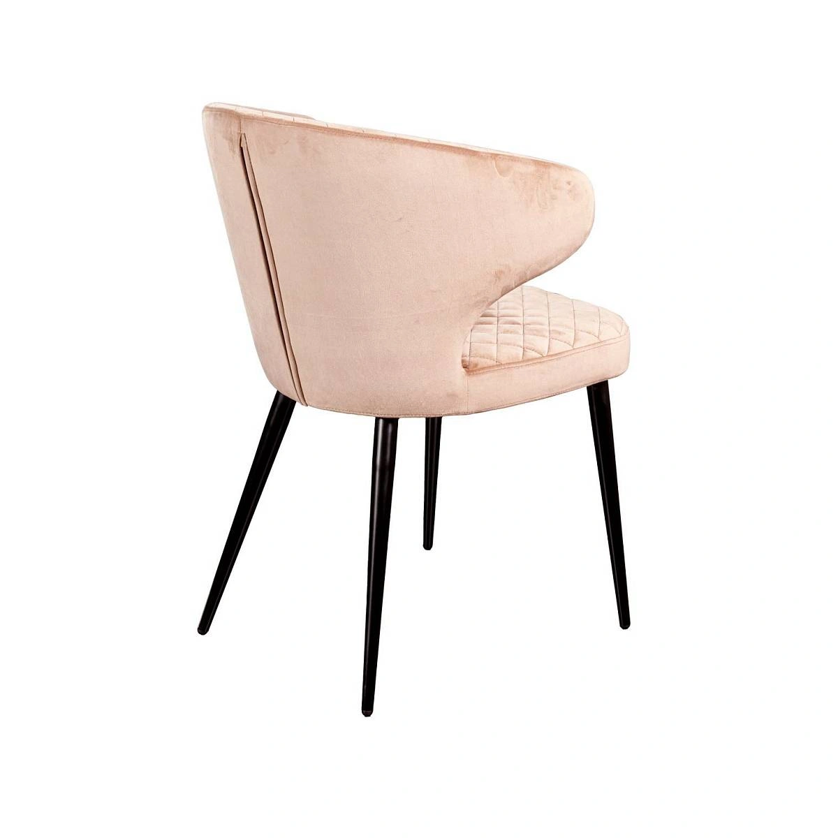 Стул Richard ромб, бархат бежевый 5 изображение Стул Richard ромб, бархат бежевый 5 фото