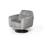 Кресло Marco, искусственная замша Breeze silver