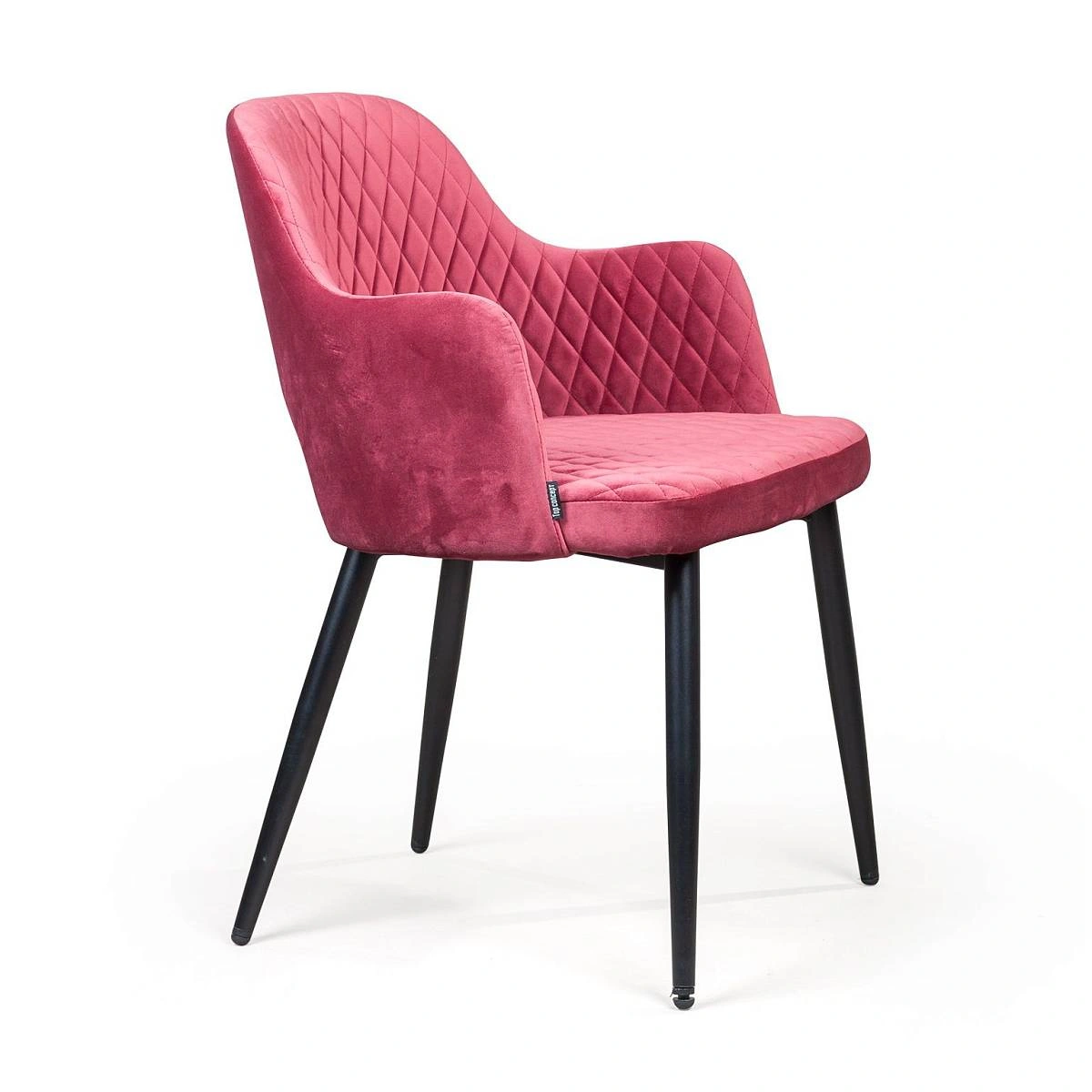 Стул с подлокотниками William, бархат винный изображение Стул с подлокотниками William, бархат винный фото