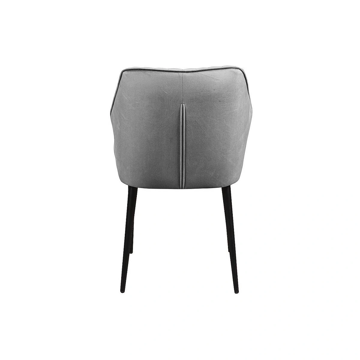 Стул Berg, комплект (4шт), бархат светло-серый 26 изображение Стул Berg, комплект (4шт), бархат светло-серый 26 фото