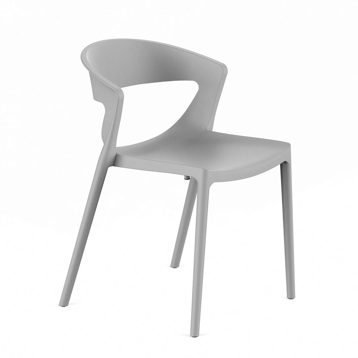 Стул LEXA, (комплект 4 шт), пластик серый изображение Стул LEXA, (комплект 4 шт), пластик серый фото