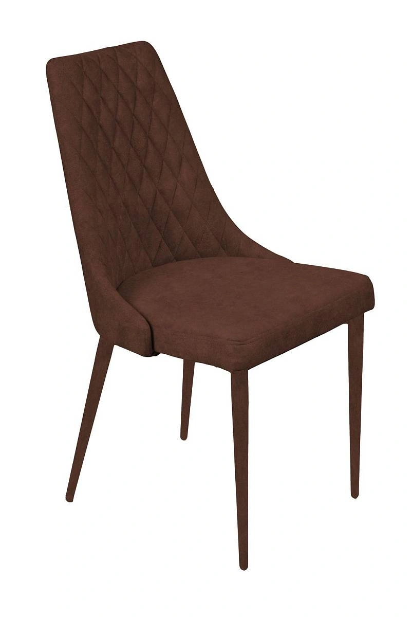 Стул CONNOR LUXE, бархат коричневый 12/конус изображение Стул CONNOR LUXE, бархат коричневый 12/конус фото