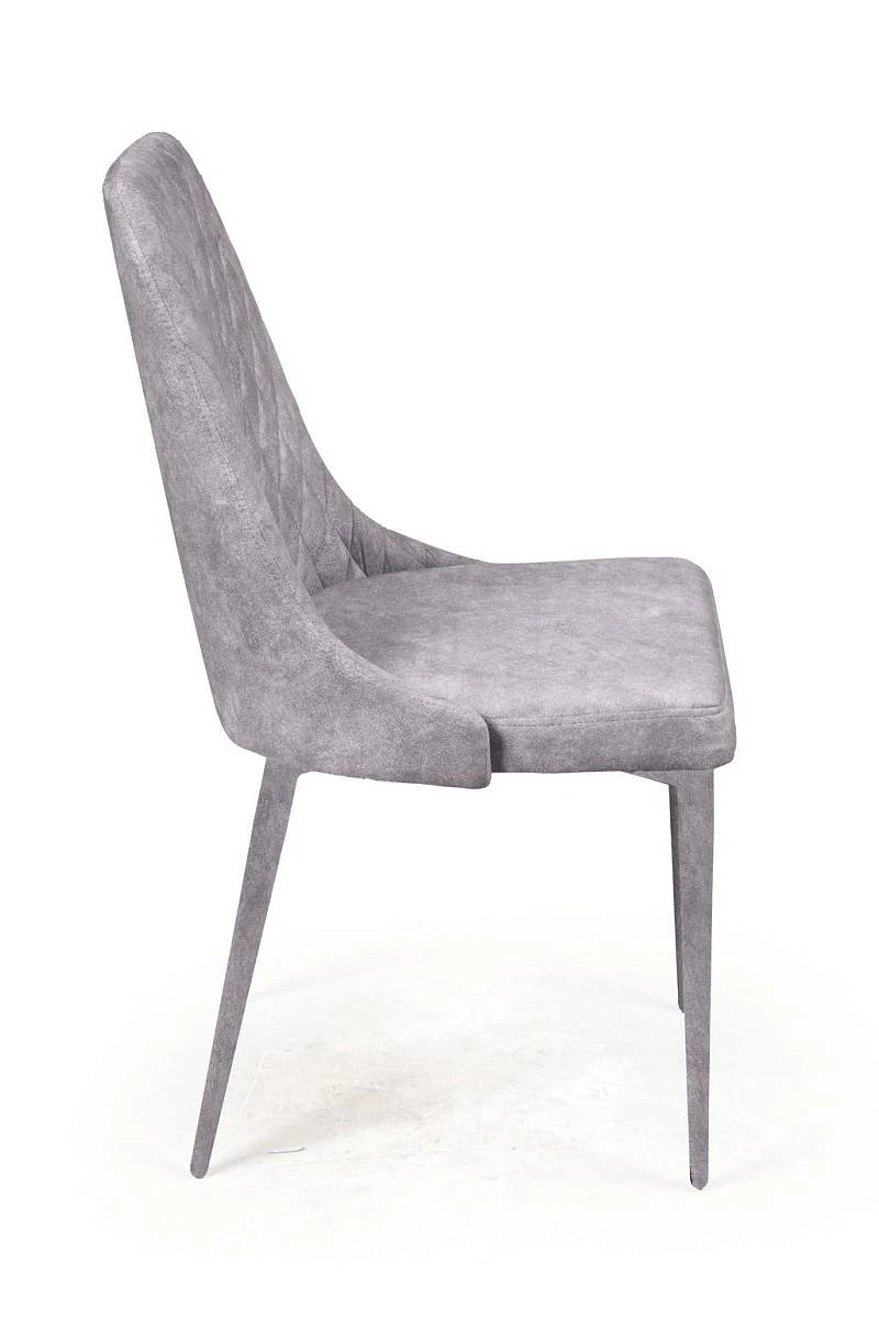 Стул CONNOR LUXE, бархат светло-серый 26/конус изображение Стул CONNOR LUXE, бархат светло-серый 26/конус фото