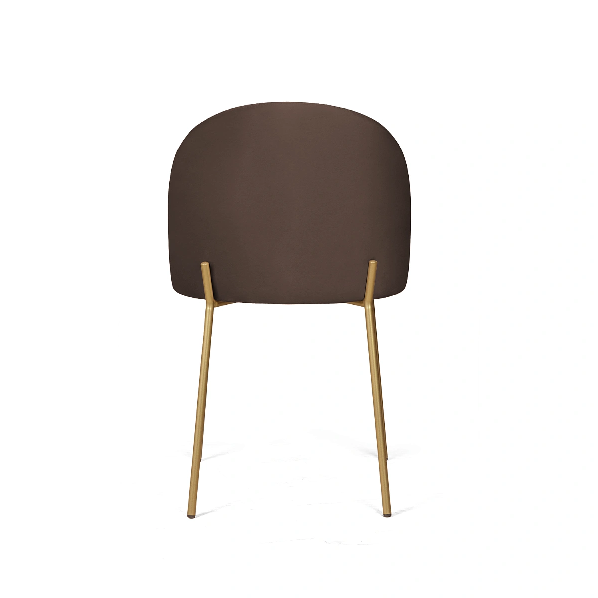 Стул Норд, комплект (4 шт), велюр Frost chocolate / опора золото фото