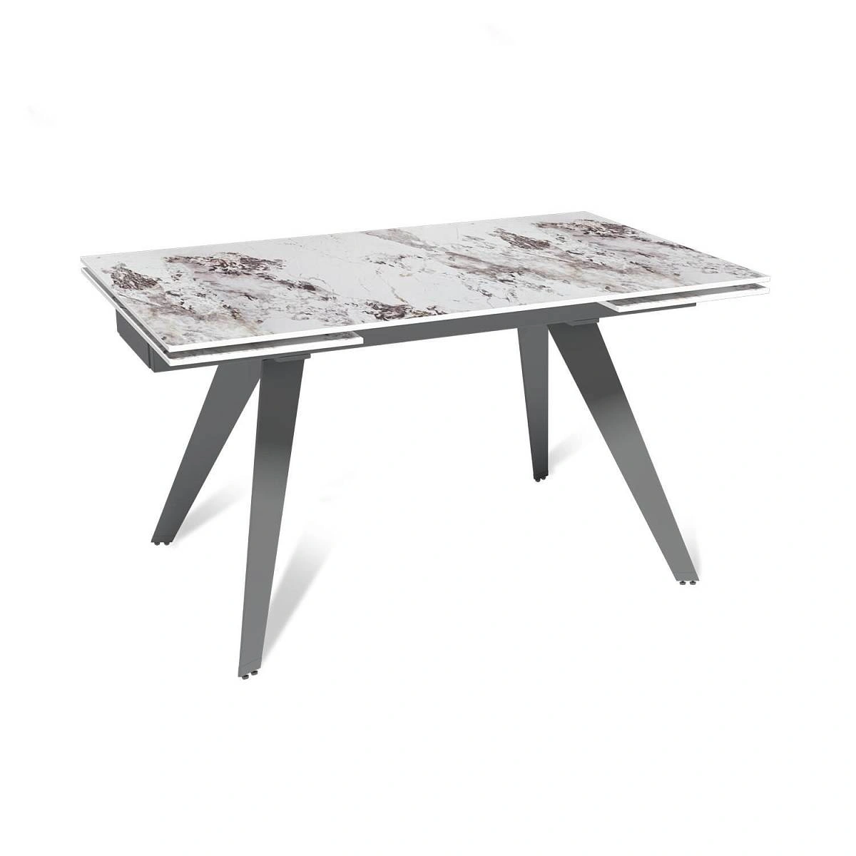 Стол раскладной Rhein (140+40+40), керамика глянцевая Patagoniya изображение Стол раскладной Rhein (140+40+40), керамика глянцевая Patagoniya фото