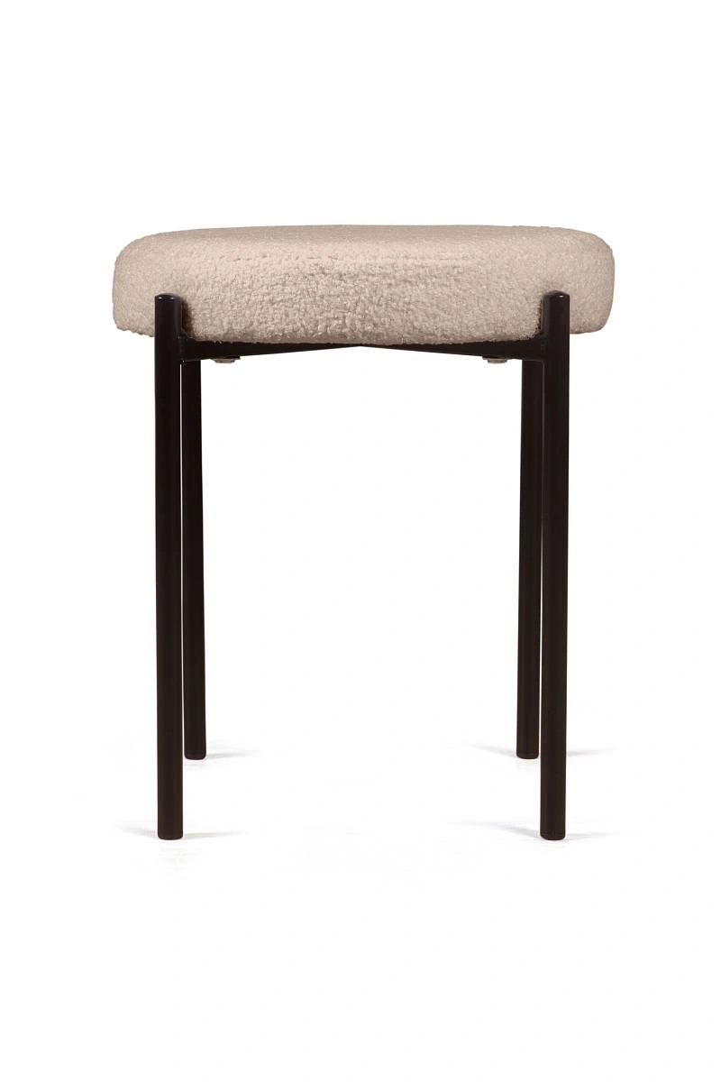 Табурет мягкий Mason, искусственный мех Winnie 04 изображение Табурет мягкий Mason, искусственный мех Winnie 04 фото