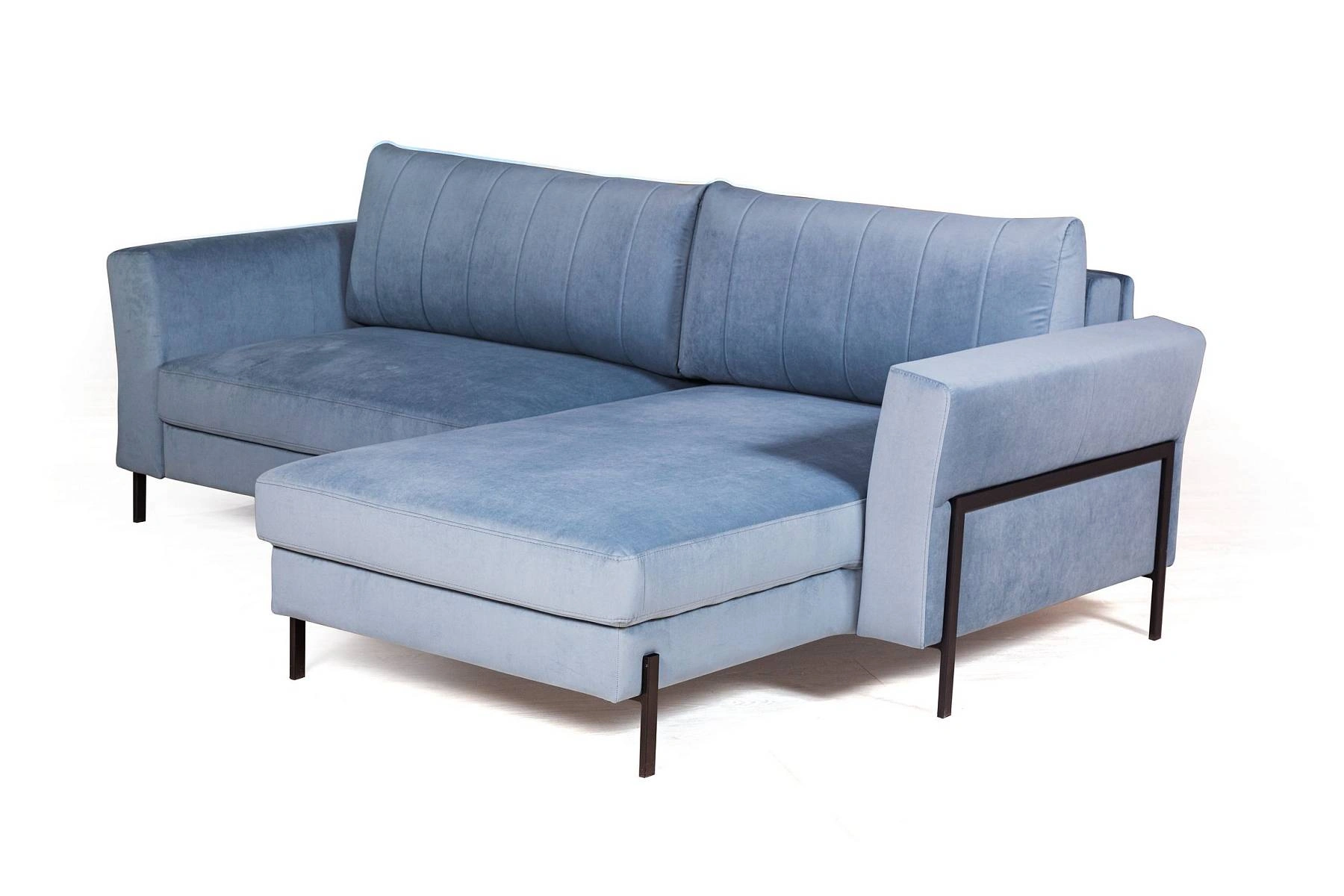 Fiji диван-кровать с шезлонгом, велюр изображение Fiji диван-кровать с шезлонгом, велюр фото