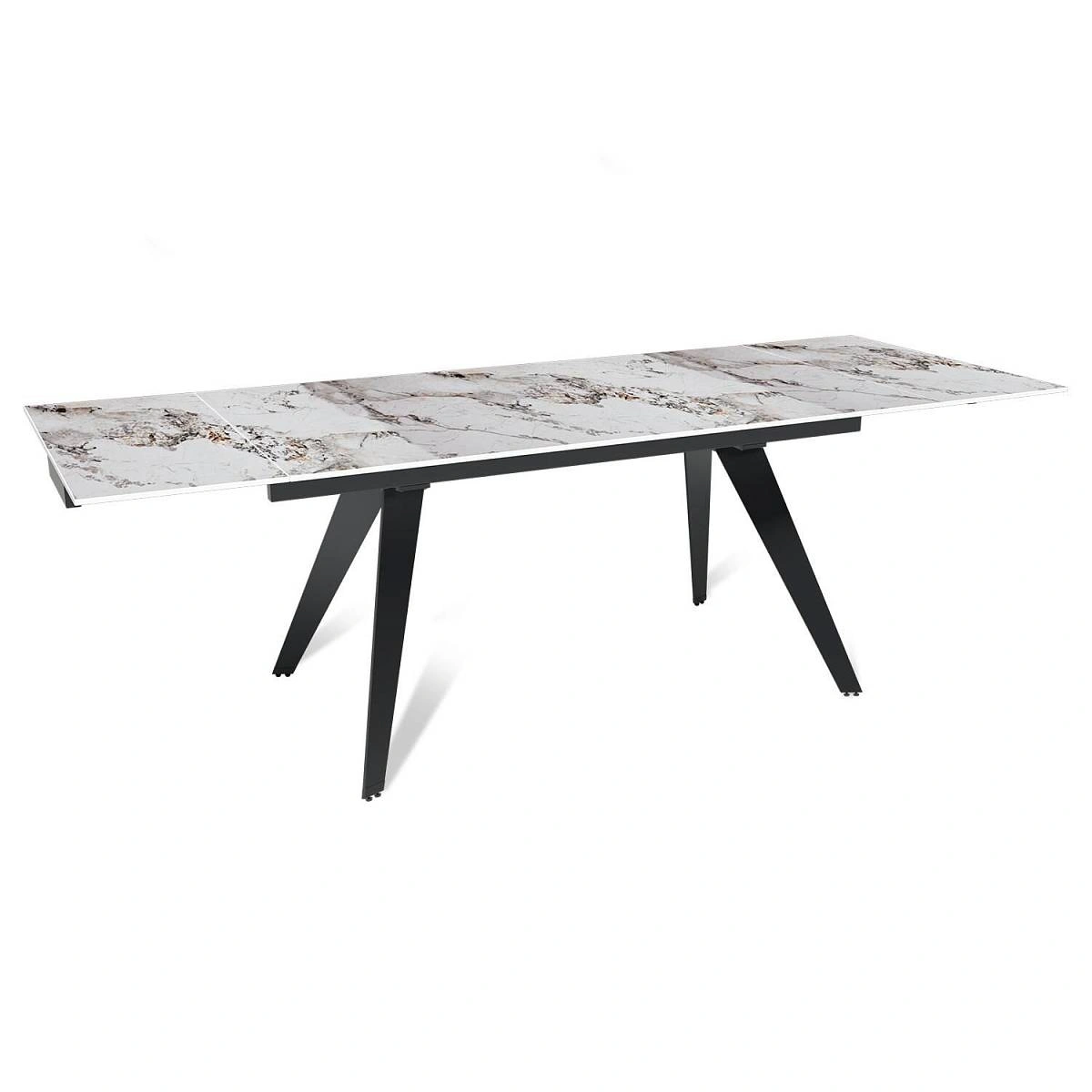 Стол раскладной Rhein (160+40+40), керамика глянцевая Top Pandora изображение Стол раскладной Rhein (160+40+40), керамика глянцевая Top Pandora фото