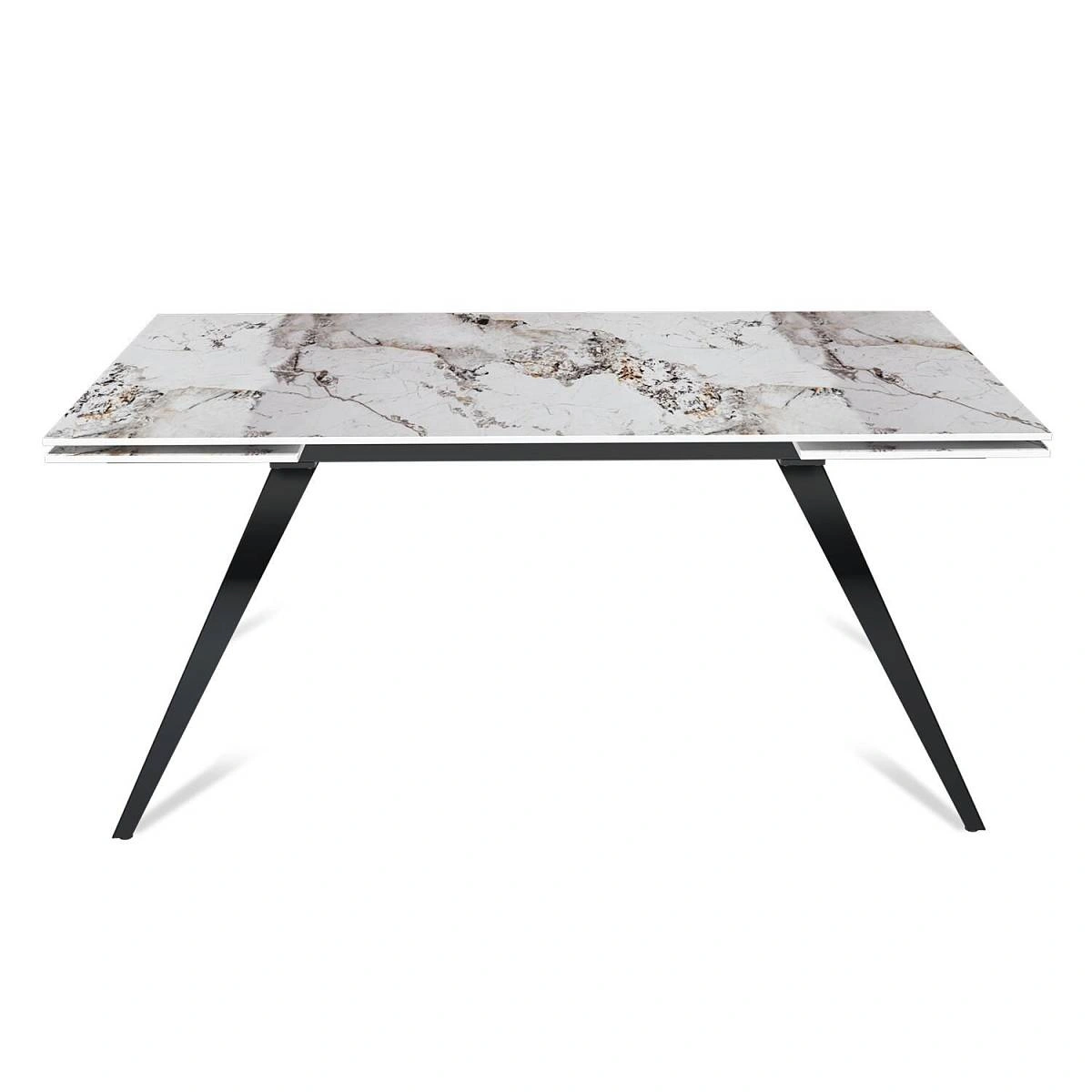 Стол раскладной Asti (160+40+40), керамика глянцевая Top Pandora изображение Стол раскладной Asti (160+40+40), керамика глянцевая Top Pandora фото