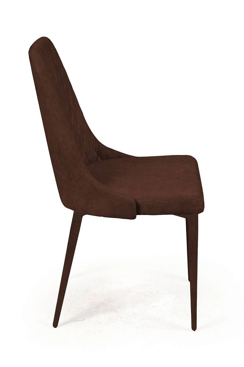 Стул CONNOR LUXE, бархат коричневый 12/конус изображение Стул CONNOR LUXE, бархат коричневый 12/конус фото