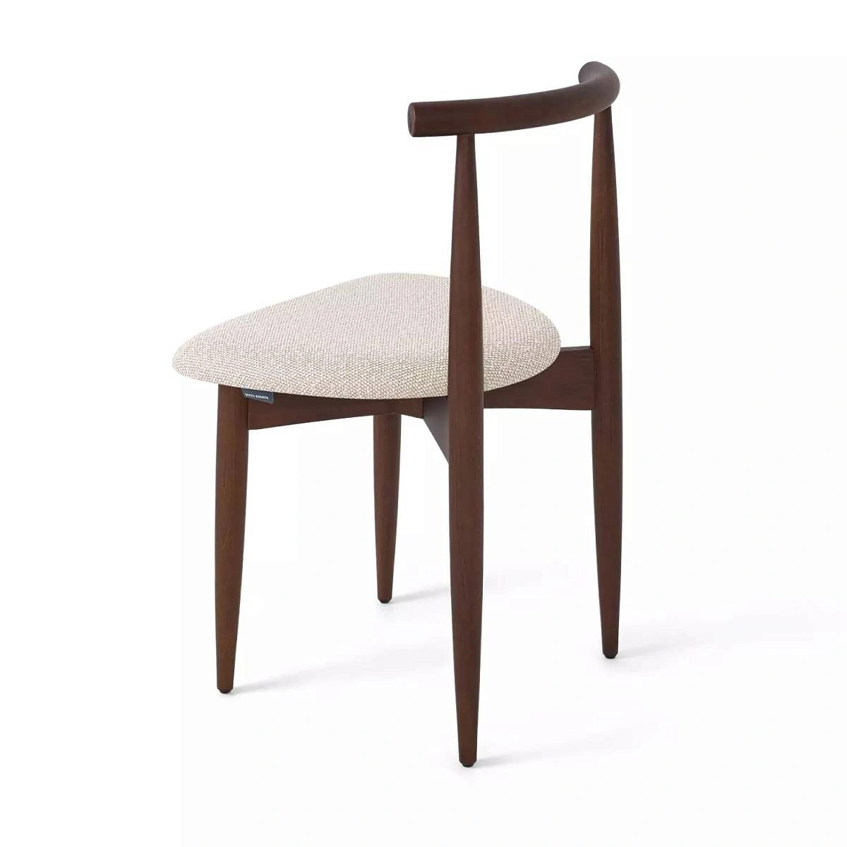 Стул Diana, бук натуральный (тонированный коричневым лаком), бежевый изображение Стул Diana, бук натуральный (тонированный коричневым лаком), бежевый фото