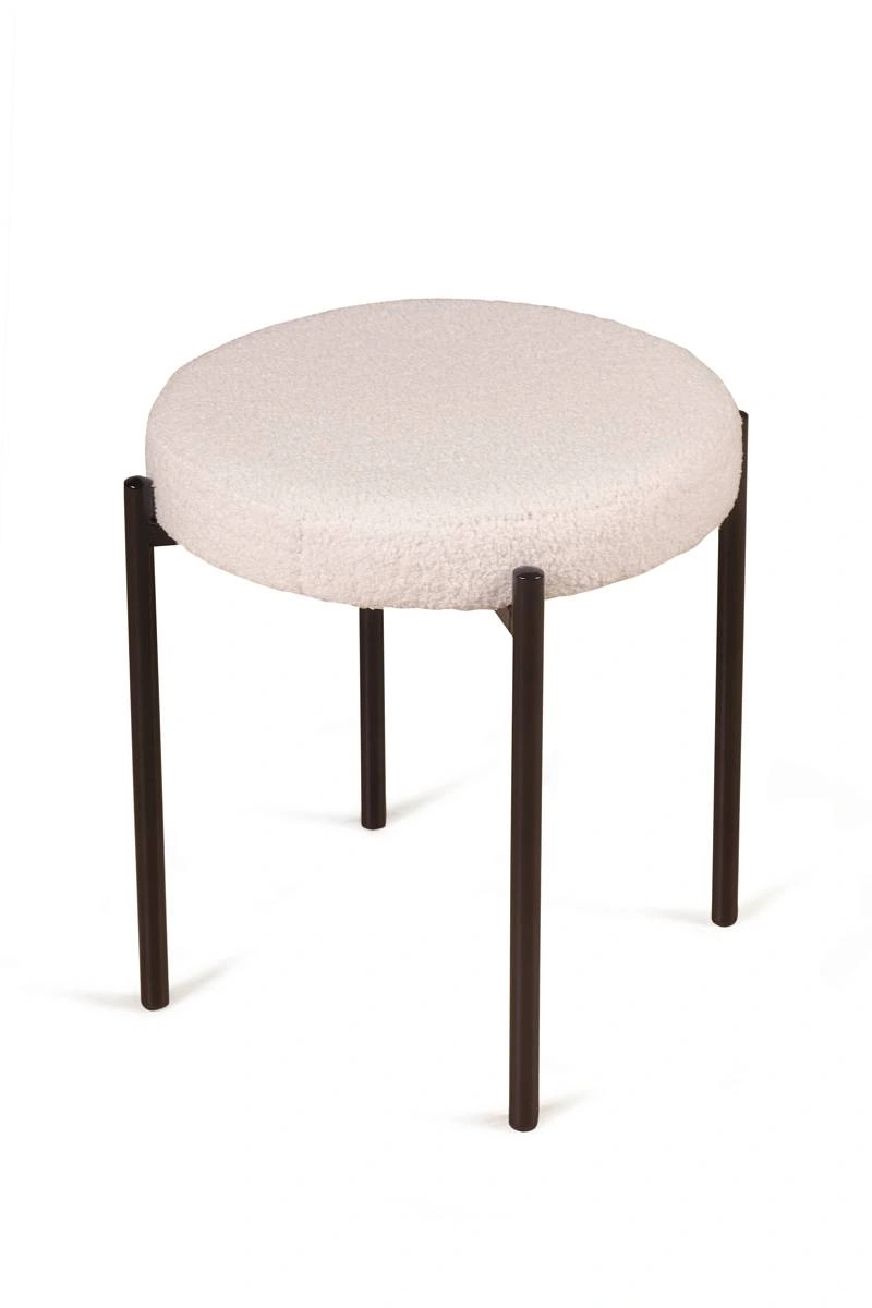 Табурет мягкий Mason, искусственный мех Winnie 03 изображение Табурет мягкий Mason, искусственный мех Winnie 03 фото