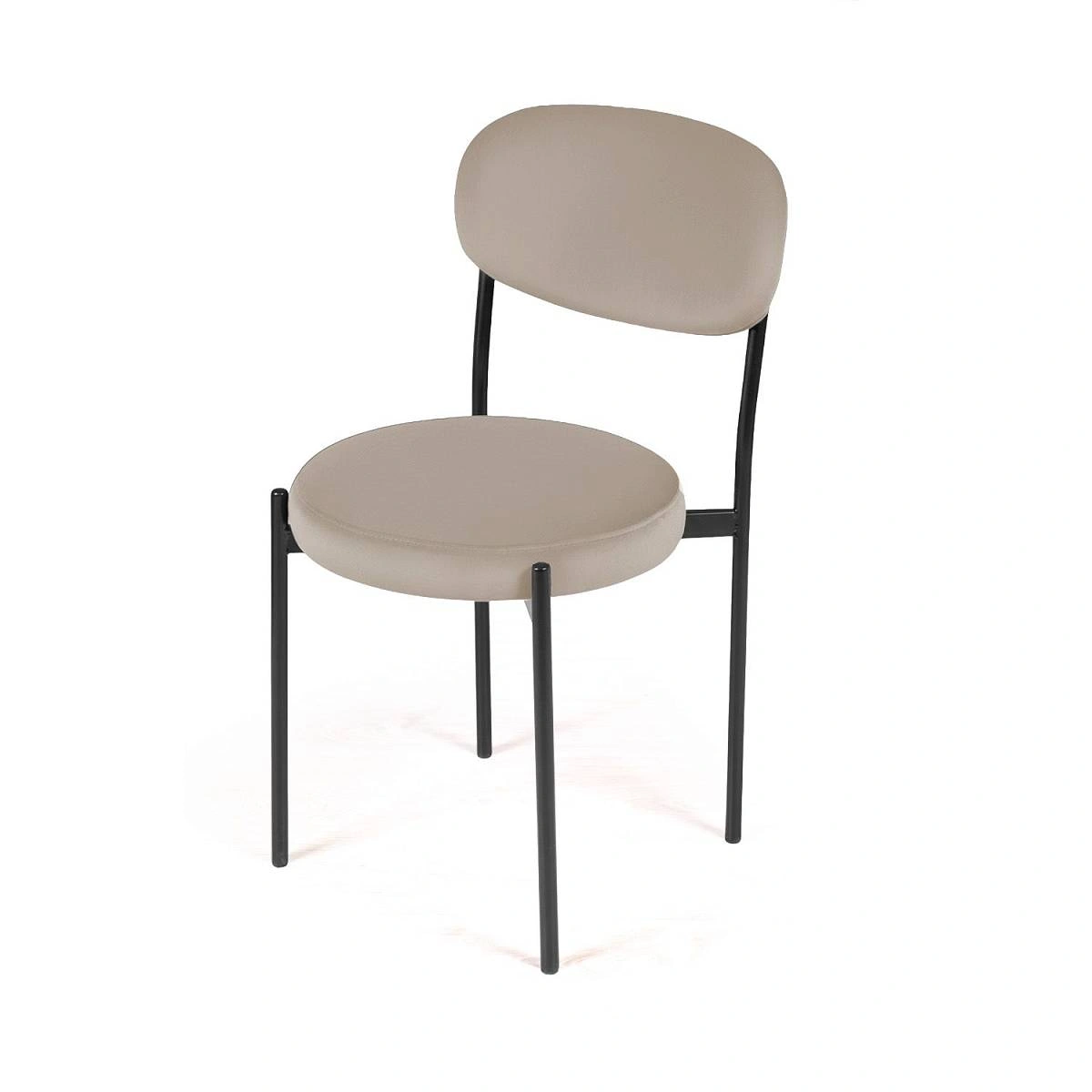 Стул Mason, бархат пепельно-бежевый 25 фото