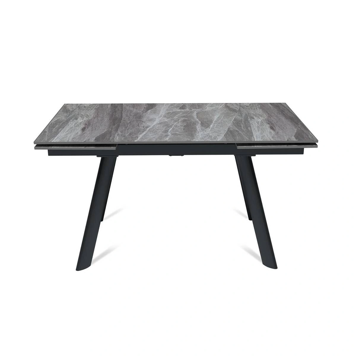 Стол раскладной Stone (140+40+40), керамика глянцевая Italian Light Grey изображение Стол раскладной Stone (140+40+40), керамика глянцевая Italian Light Grey фото