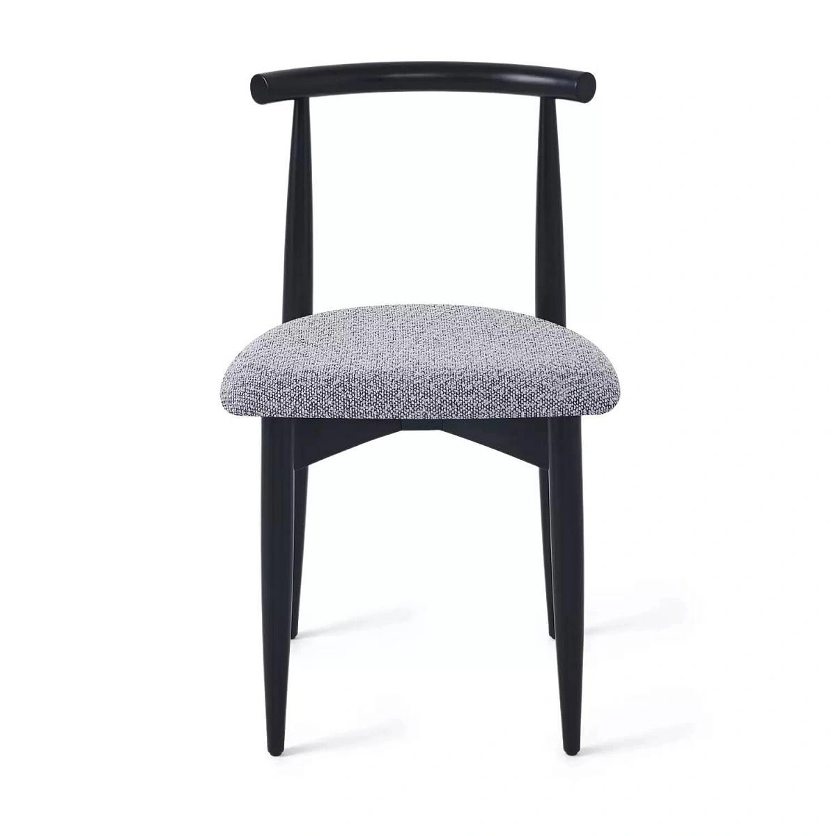 Стул Diana, бук натуральный (черная морилка), серый изображение Стул Diana, бук натуральный (черная морилка), серый фото