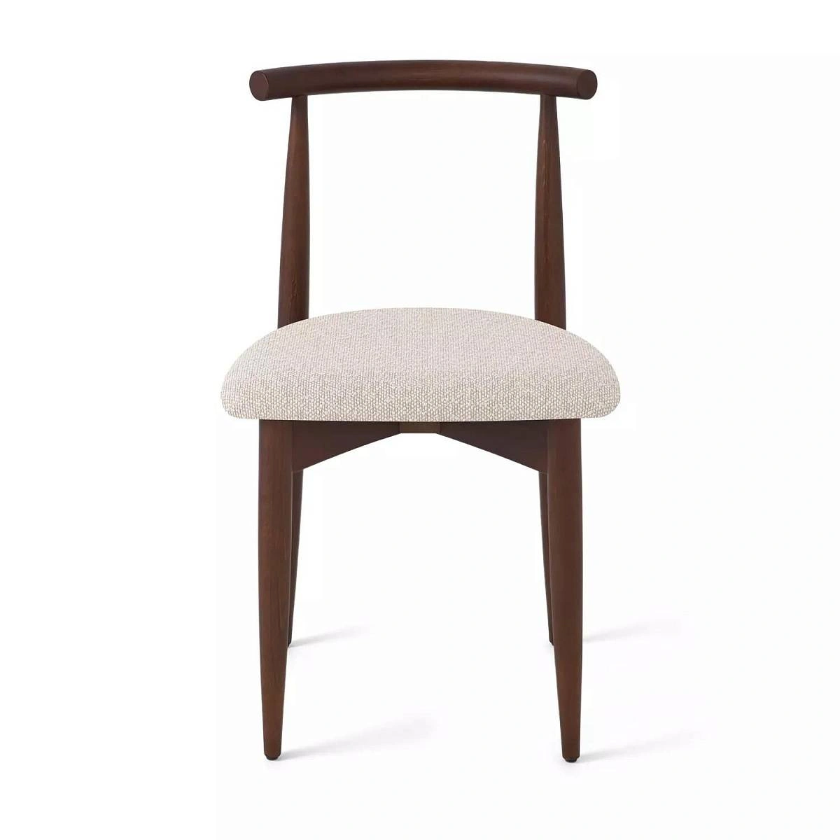 Стул Diana, бук натуральный (тонированный коричневым лаком), бежевый изображение Стул Diana, бук натуральный (тонированный коричневым лаком), бежевый фото