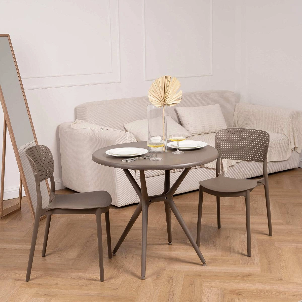 Стул Rene (RUS), (комплект 4 шт), пластик капучино изображение Стул Rene (RUS), (комплект 4 шт), пластик капучино фото