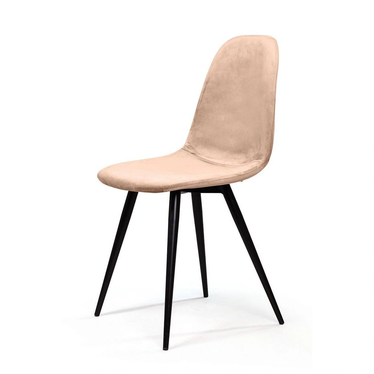 Стул TED, бархат бежевый 5 изображение Стул TED, бархат бежевый 5 фото