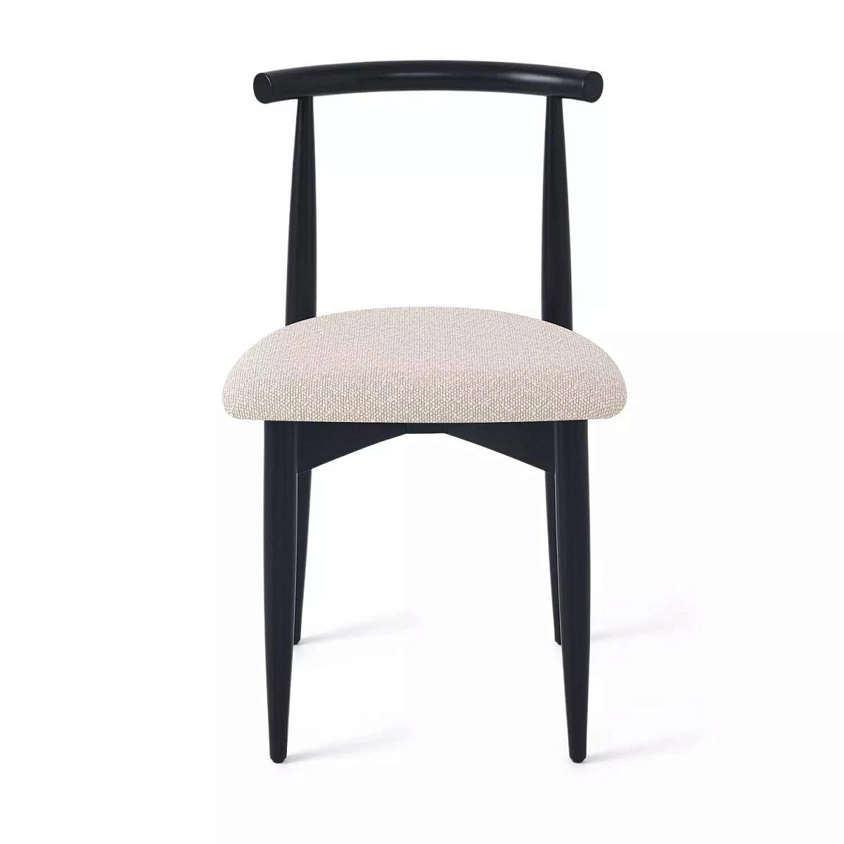 Стул Diana, бук натуральный (черная морилка), бежевый изображение Стул Diana, бук натуральный (черная морилка), бежевый фото