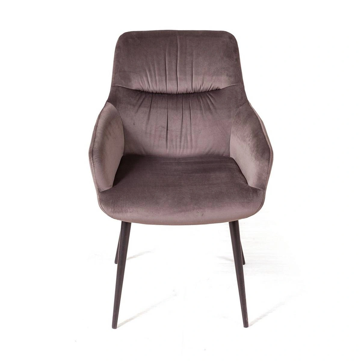 Стул Jordan, бархат пепельно-бежевый 25, опора конус изображение Стул Jordan, бархат пепельно-бежевый 25, опора конус фото