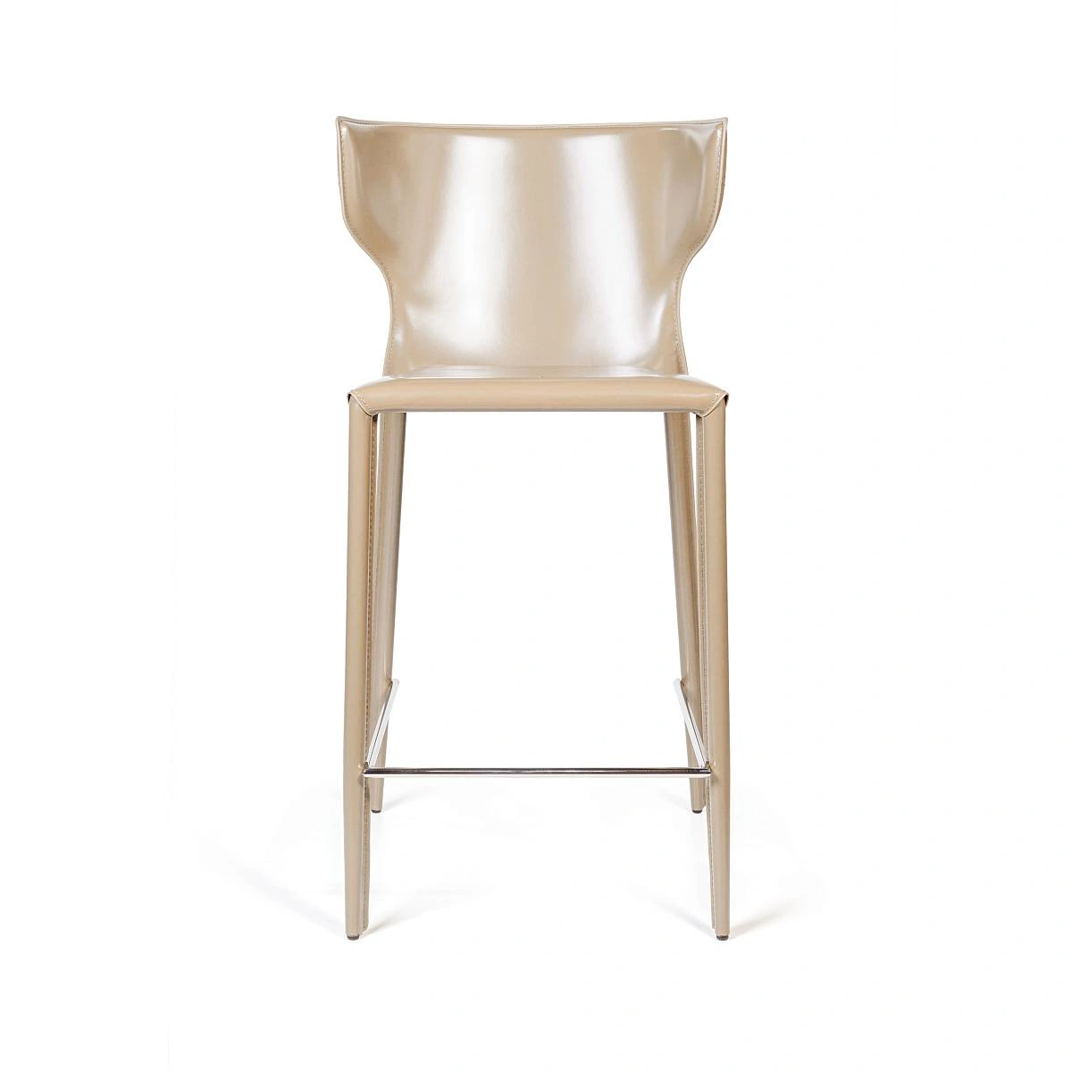 Стул полубарный Austin, кожа бежевый изображение Стул полубарный Austin, кожа бежевый фото