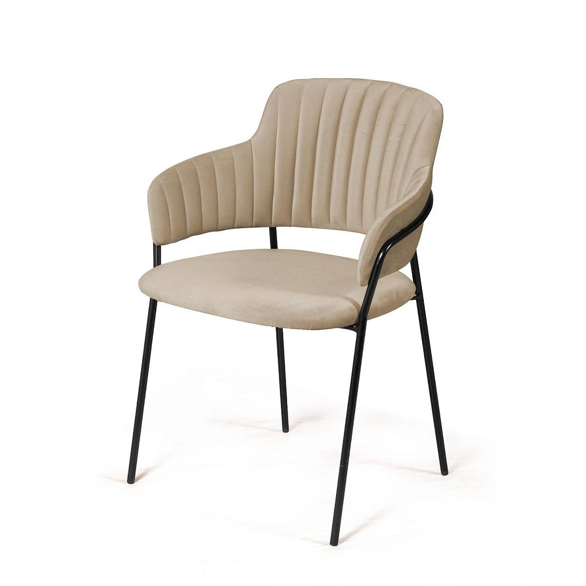 Стул Breeze, бархат бежевый 5 фото