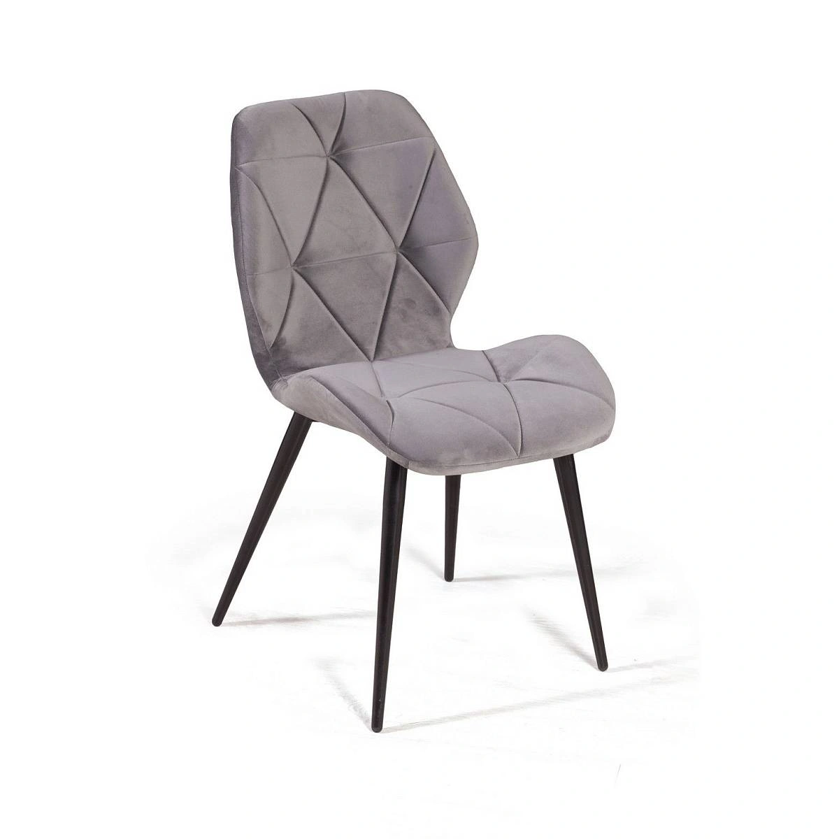 Стул Crystal, бархат светло-серый 26 изображение Стул Crystal, бархат светло-серый 26 фото