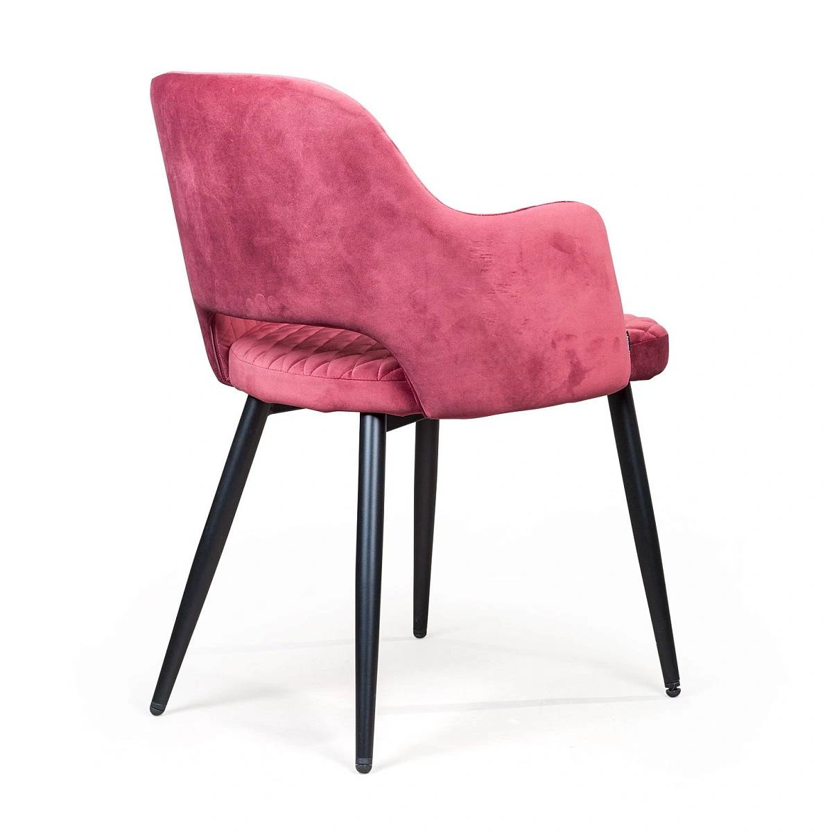 Стул с подлокотниками William, бархат винный изображение Стул с подлокотниками William, бархат винный фото